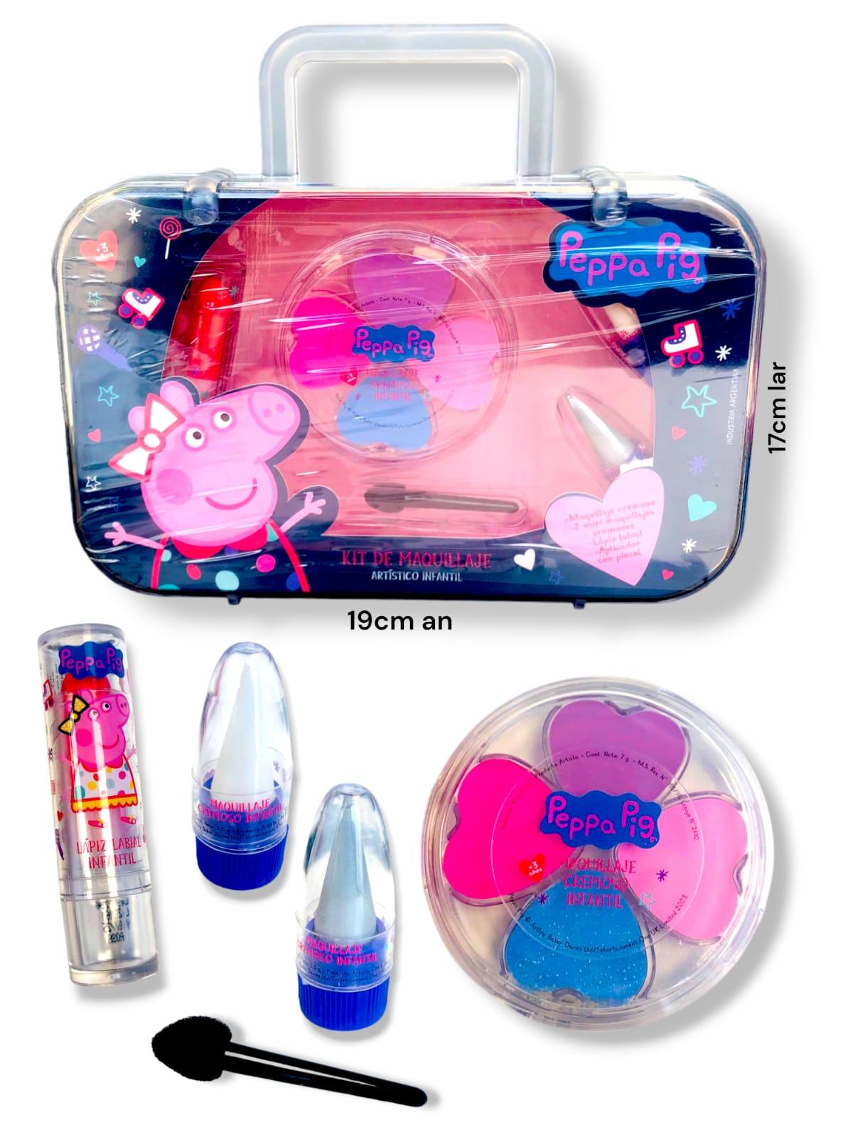 Valijita acrilica Kit de MAQUILLAJE de Peppa Pig