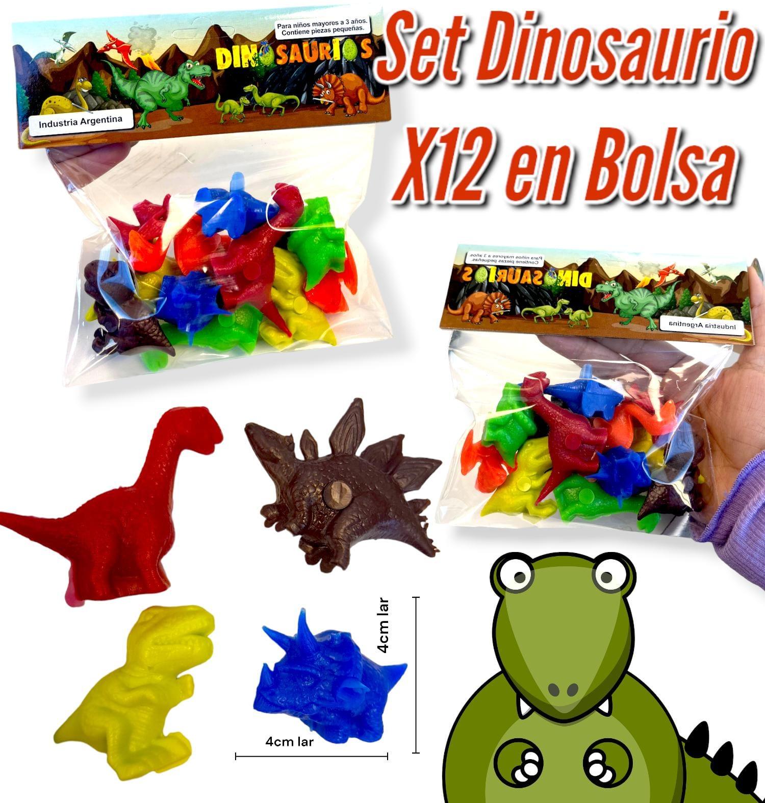 Dino x 12 en Bolsita 