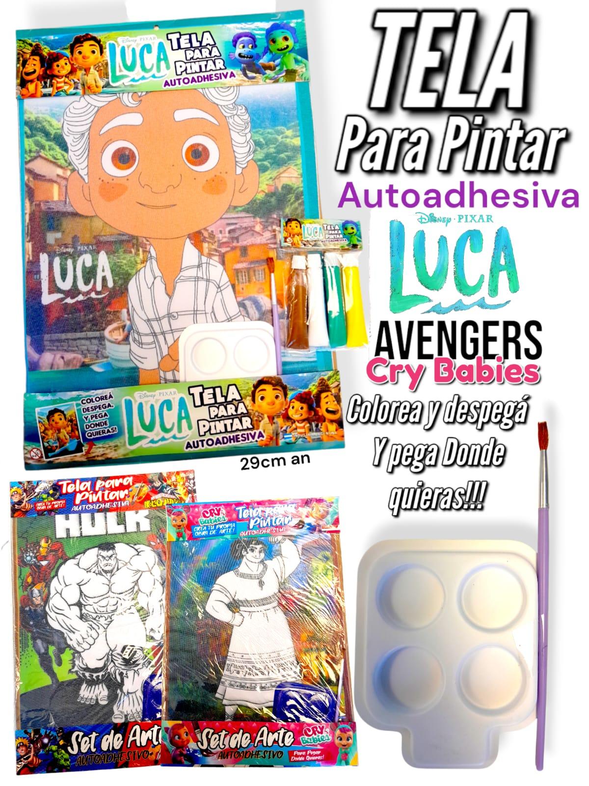 SET de arte Tela para Pintar Autoadhesiva Grande
