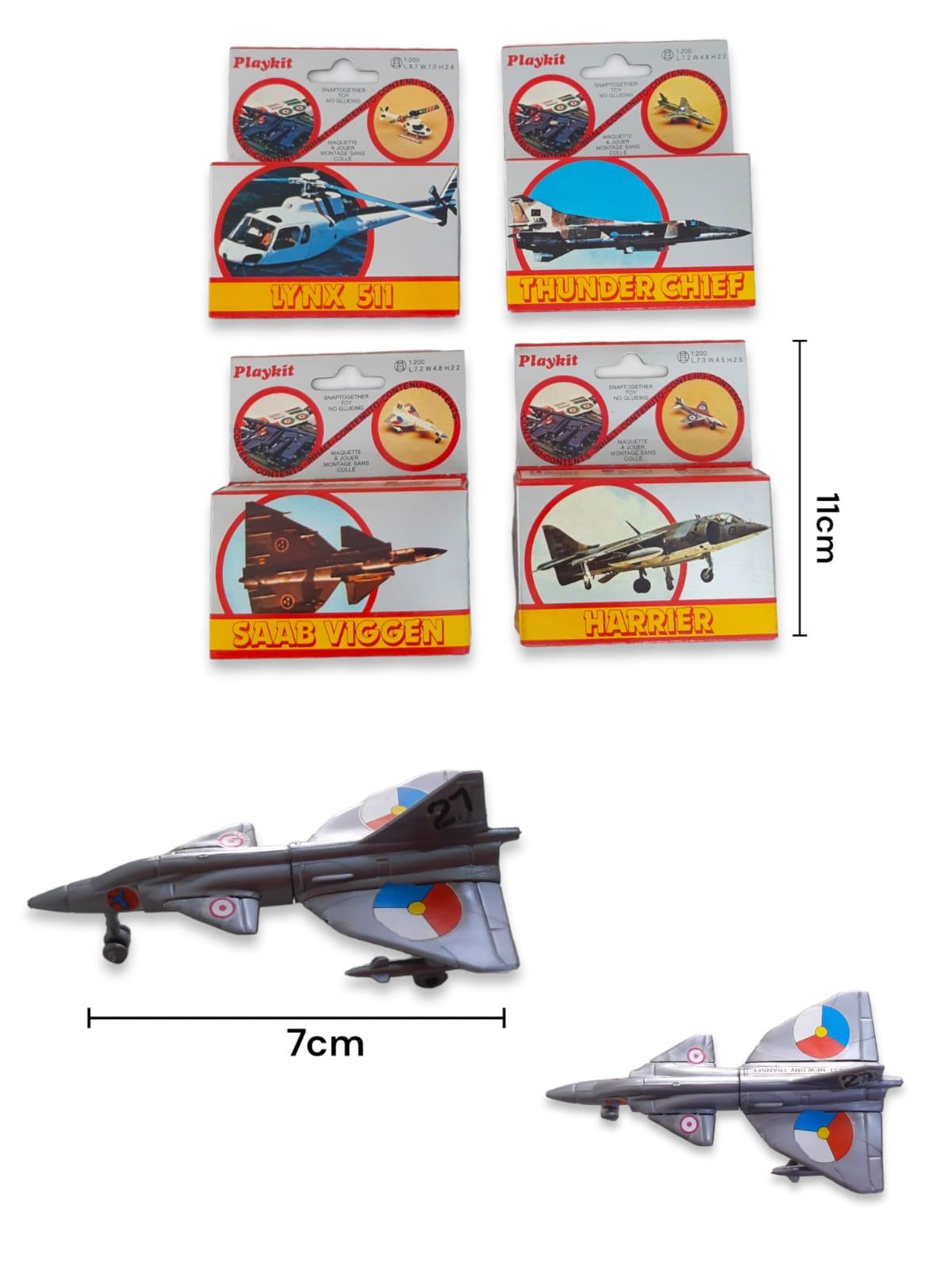 AVION PLASTICO COLECCIONABLES ITALIANO RETRO - PLAYKIT