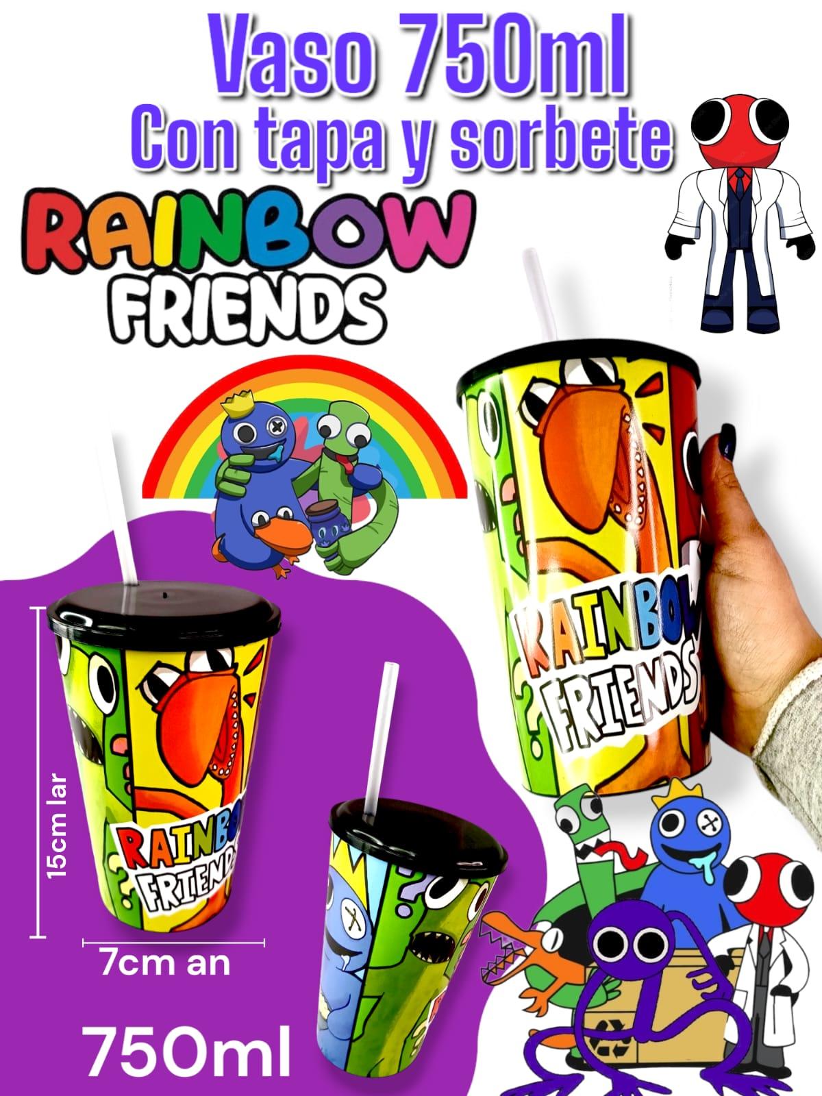 Vaso CON TAPA Y SORBETE DISENOS VARIADOS 750ml