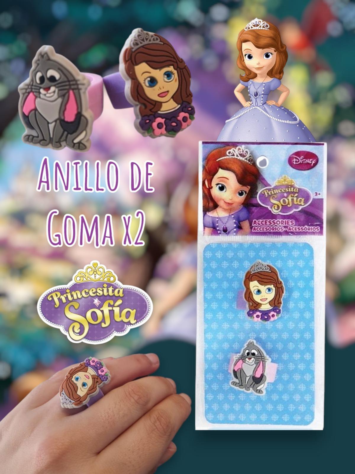 Anillo de Goma x2 Princesa Sofia