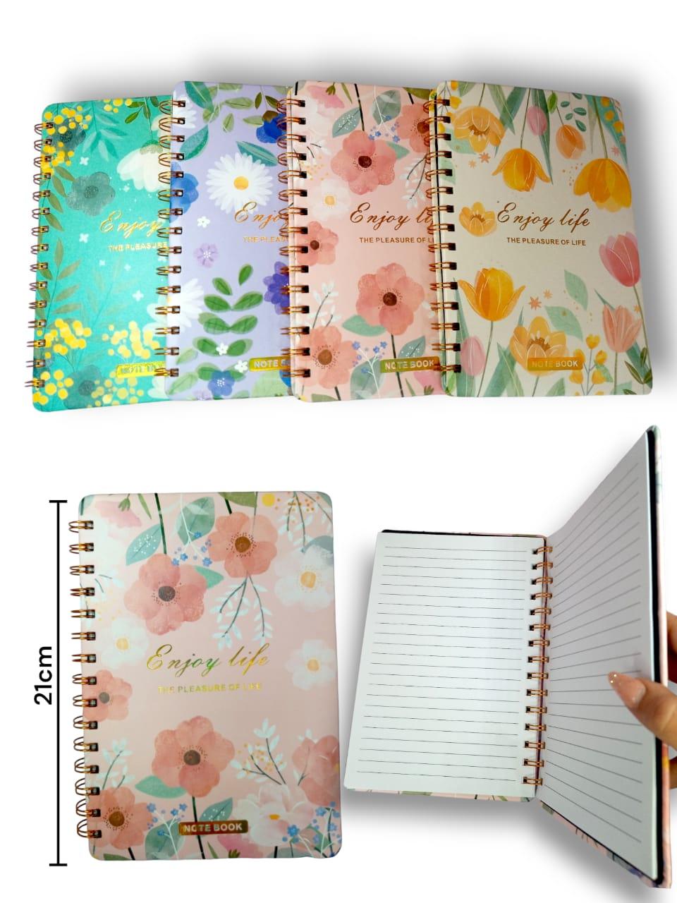 Cuaderno A5 Rayado 80 hojas (4 dise¤os)