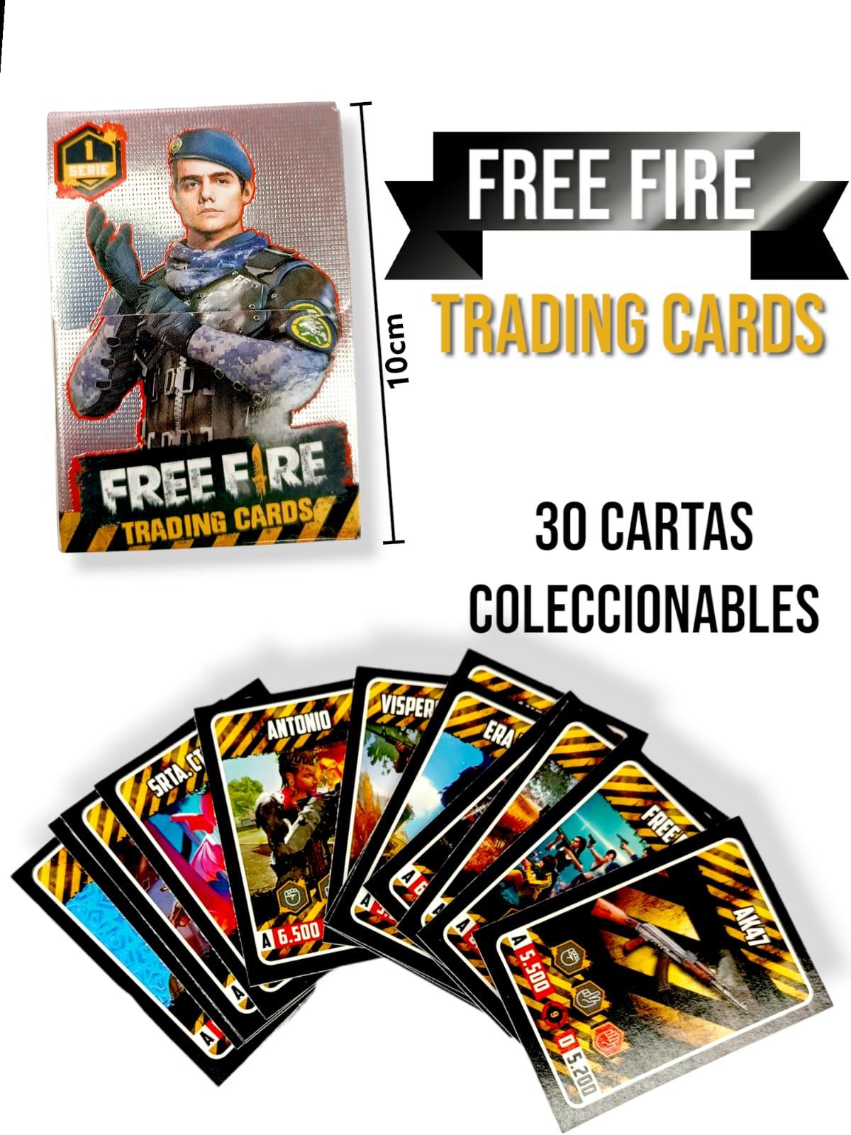 Mazo de Cartas FREE FIRE 10cm