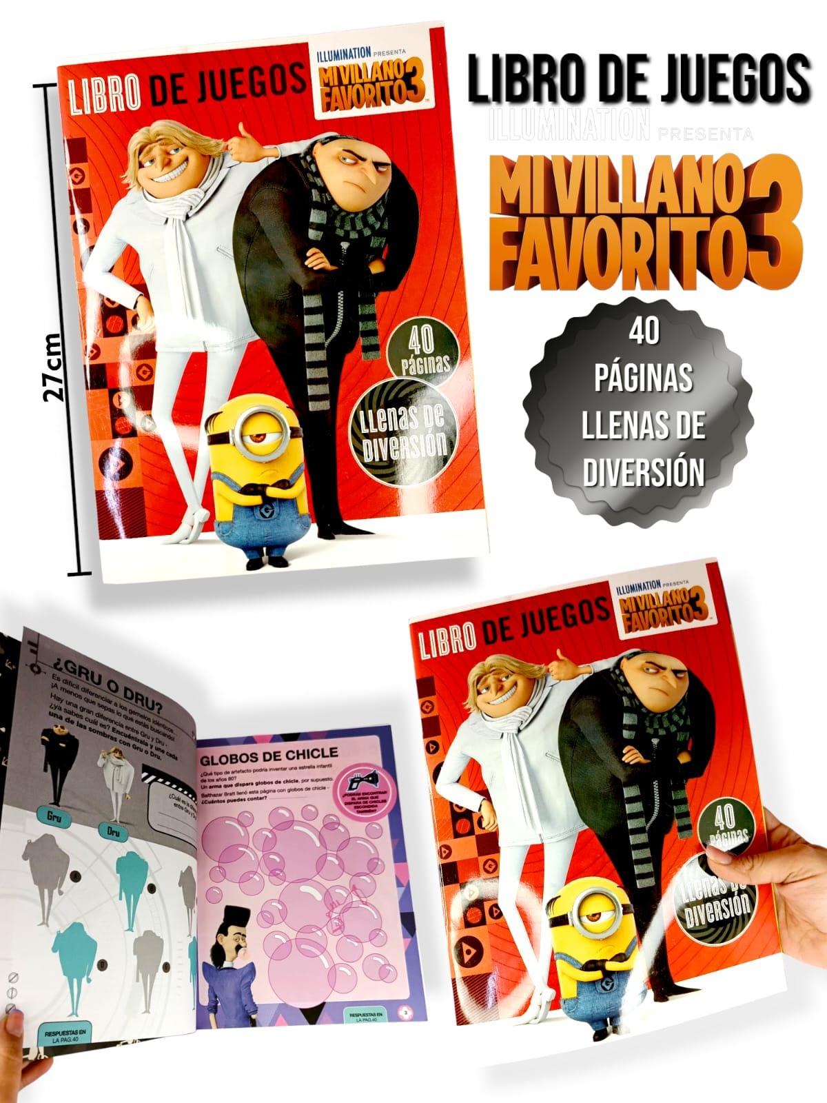 Libro de Juegos Mi Villano Favorito 3 27cm