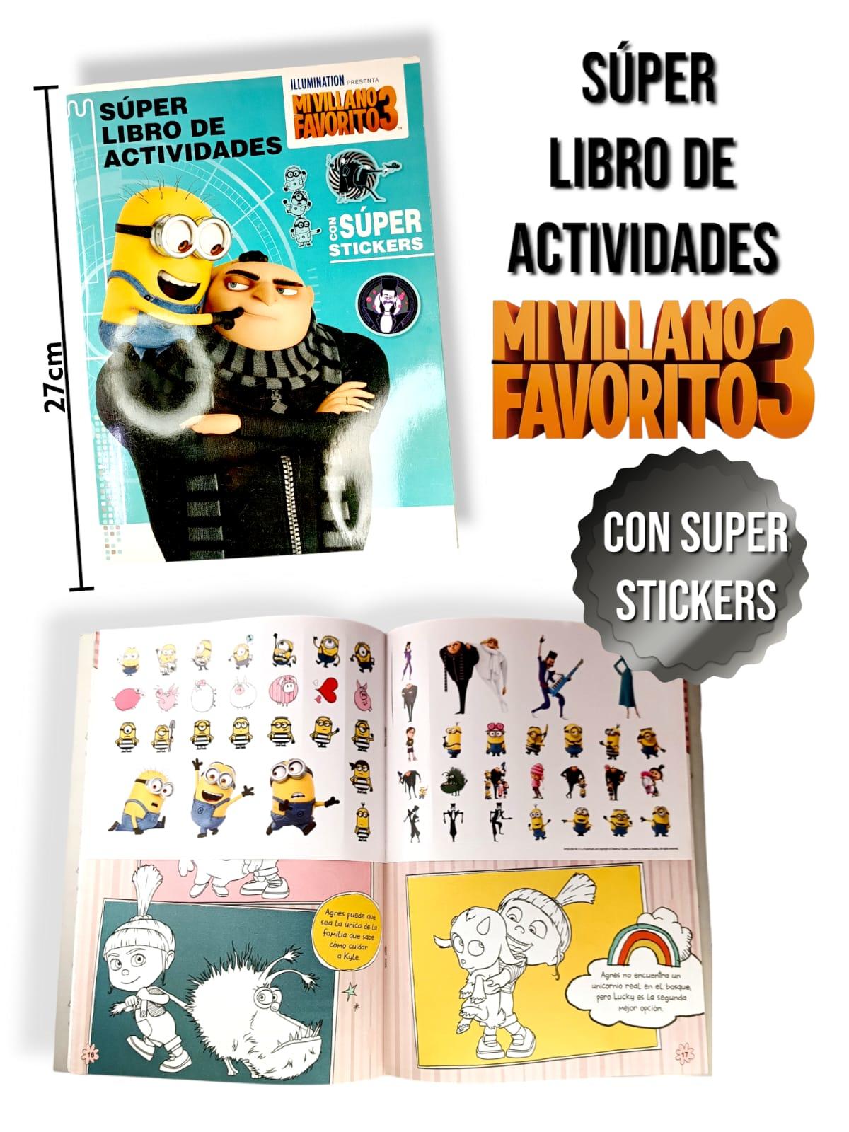Super Libro de Actividades Mi Villano Favorito 3 27cm