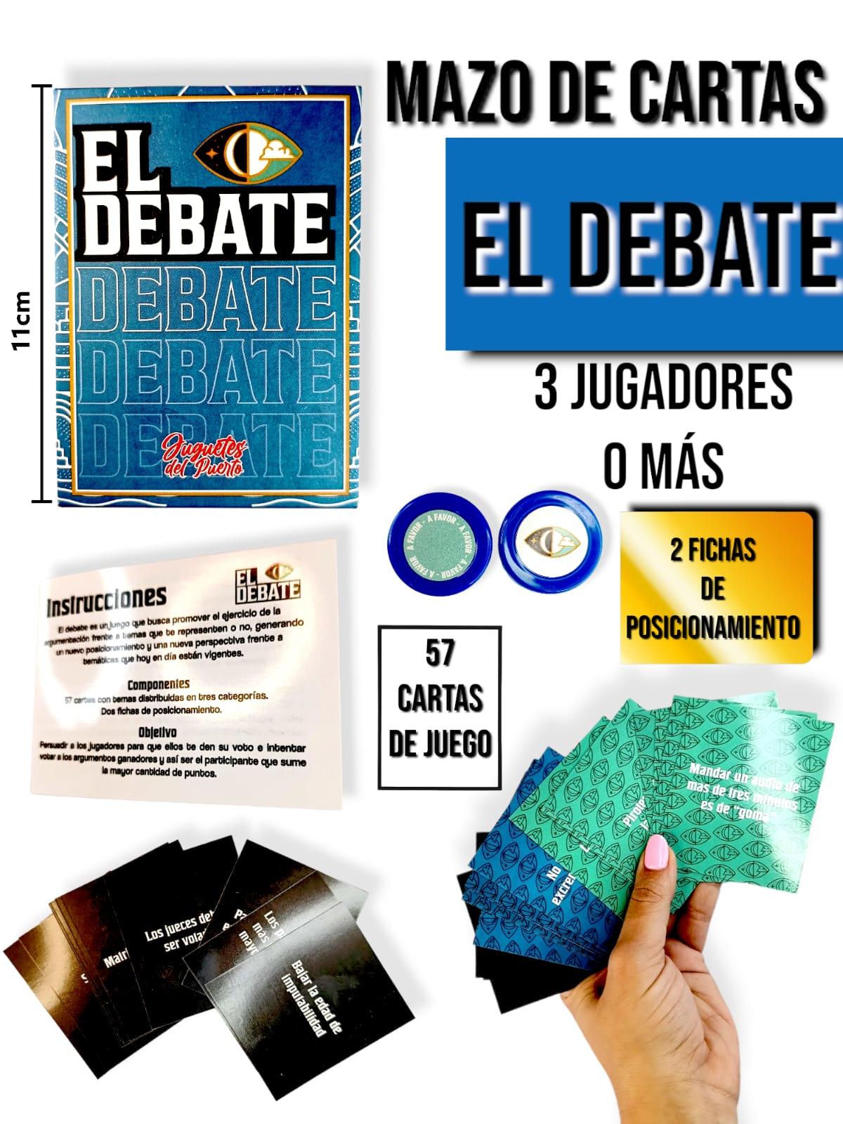 Mazo de Cartas El Debate 11cm