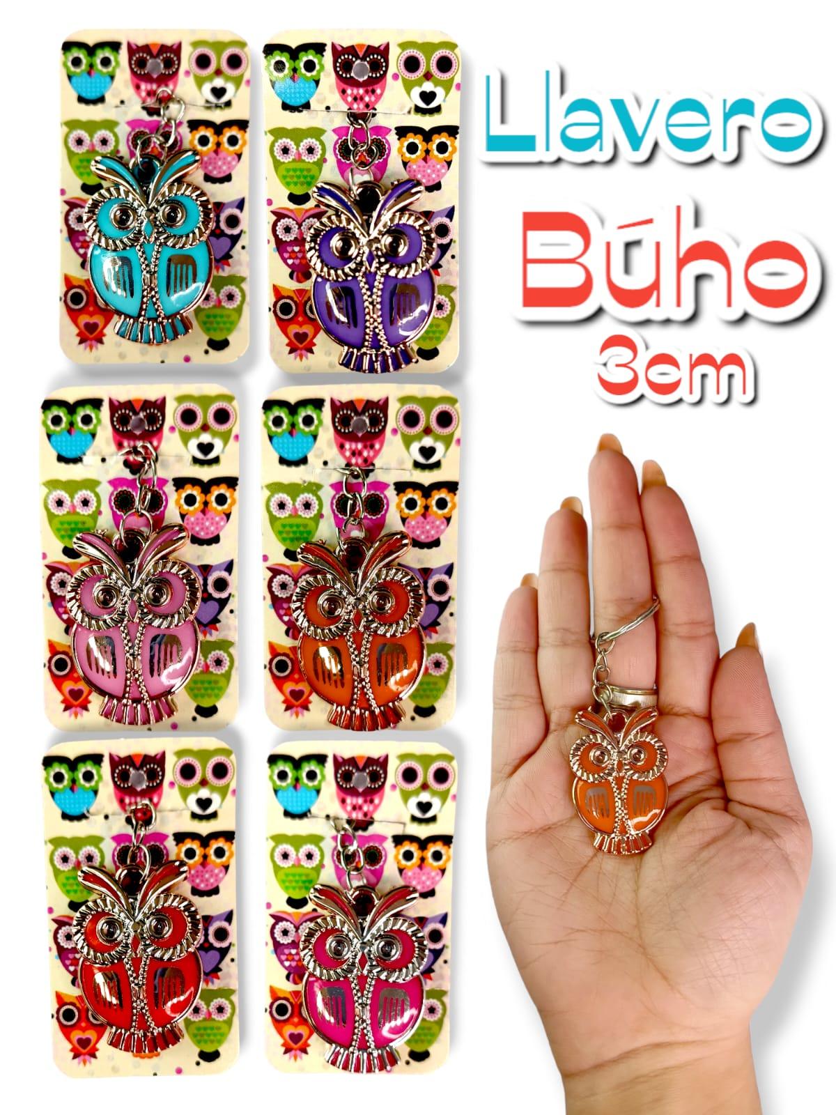 Llavero Buho con Carton Decorativo 3cm