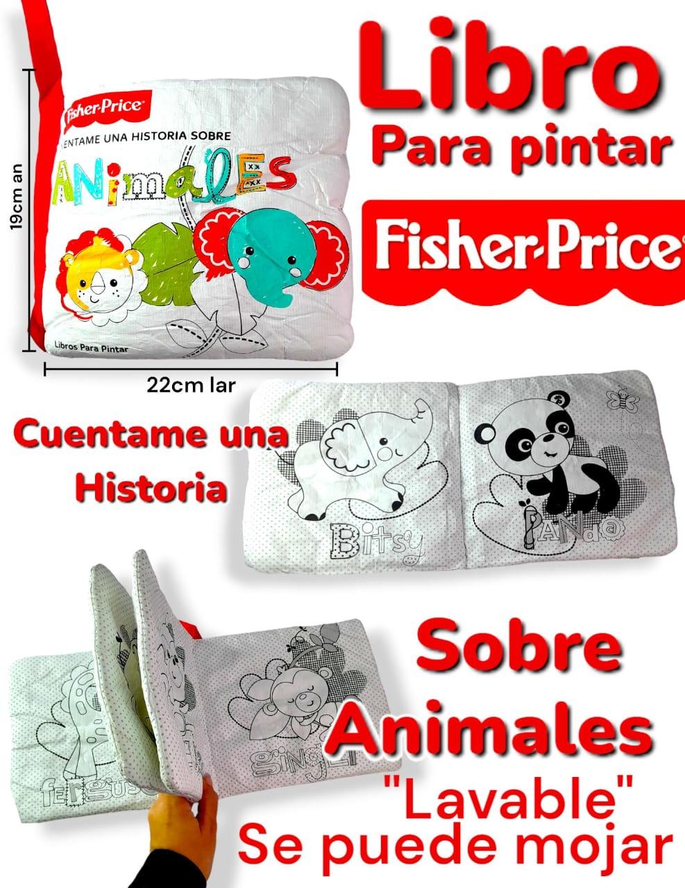 Libro para Pintar FISHER PRICE Cuentame una Historia Sobre Animales