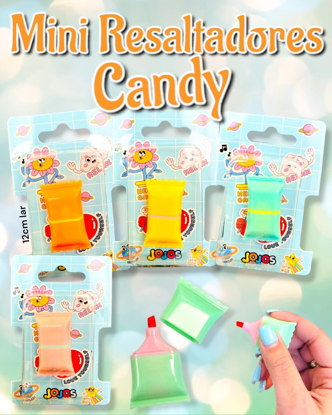 Mini Resaltadores Candy  en Blister