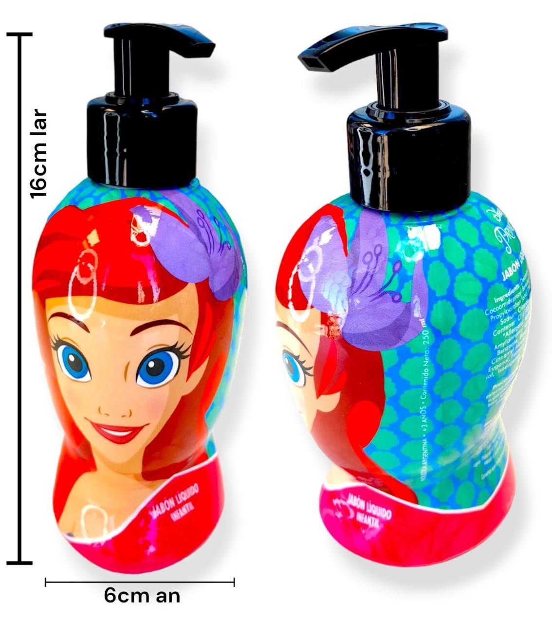 Jabon liquido Princesas modelo ARIEL x 250ml