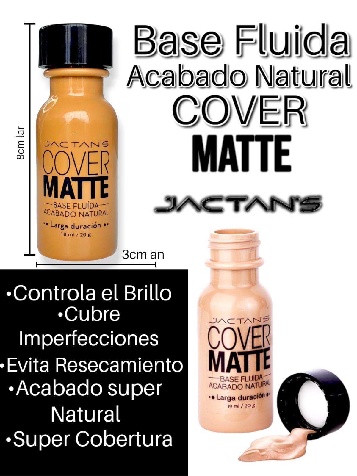 Base Fluida Cover Matte con exhibidor