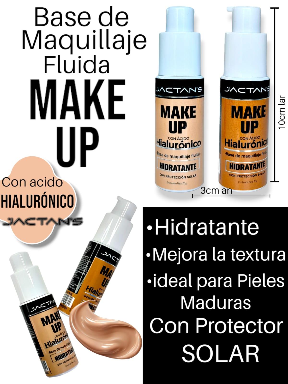 Base de Maquillaje Make up con Hialuronico x 20g