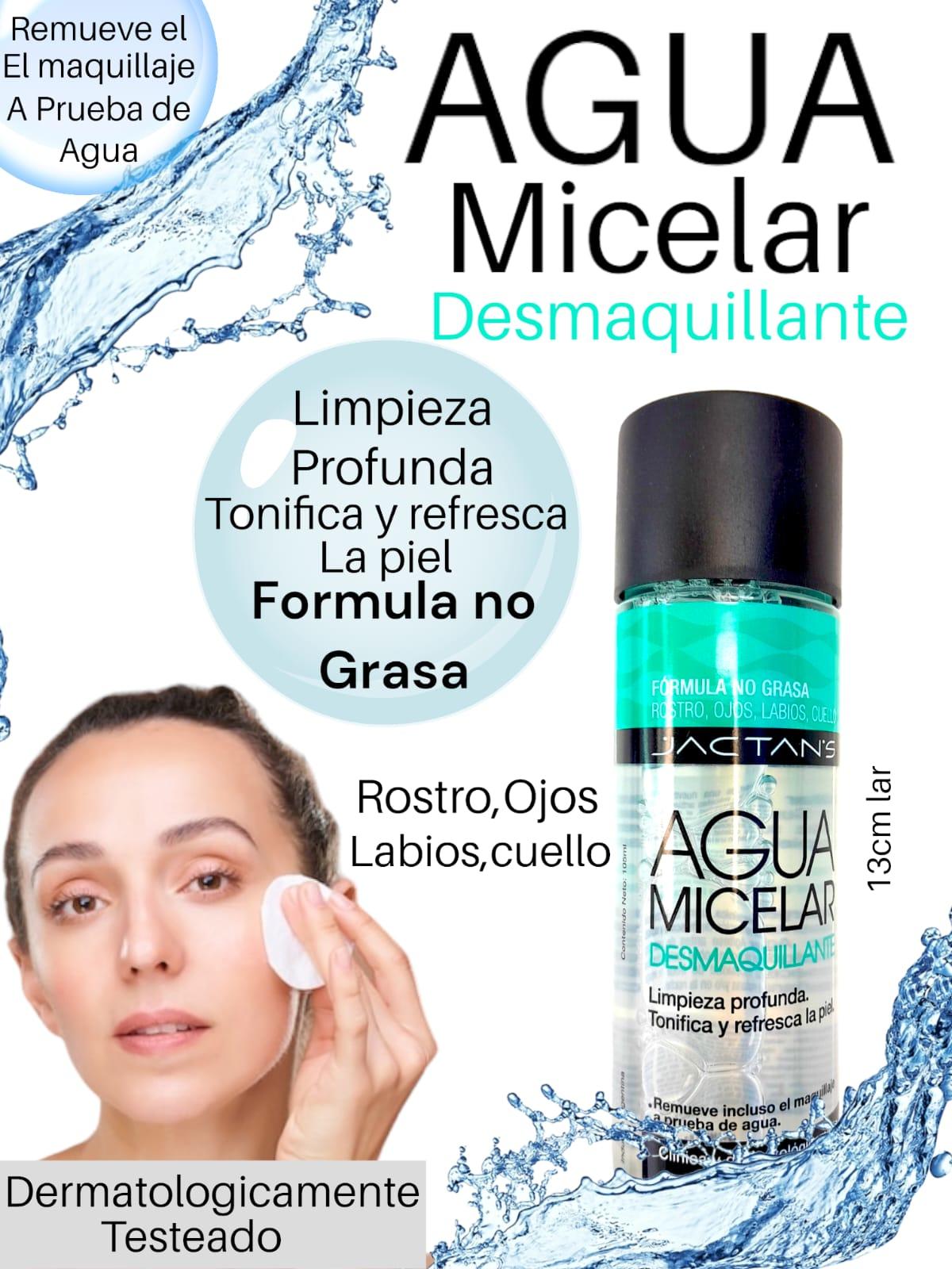 Agua Micelar Desmaquillante x 105ml