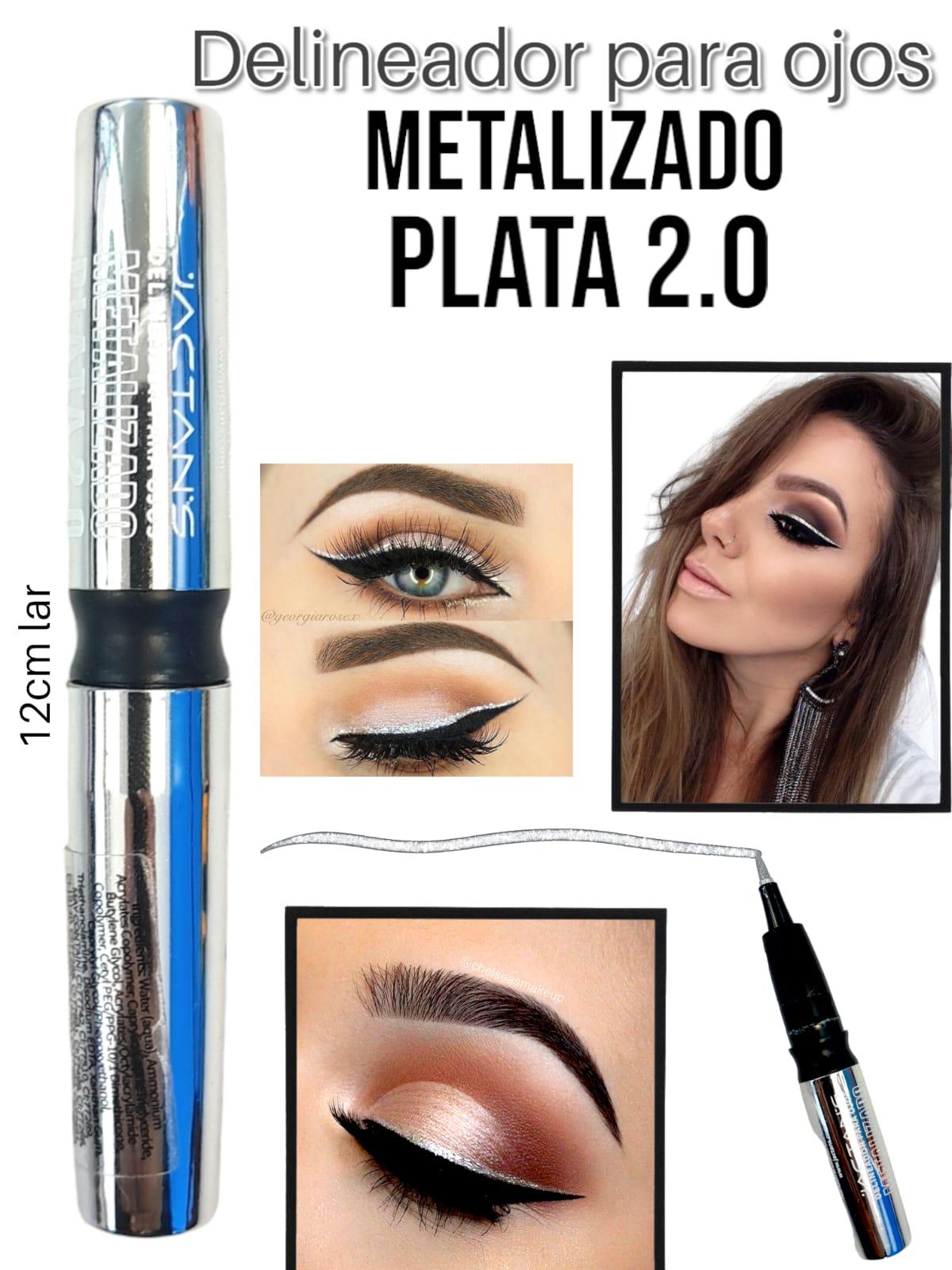 Delineador Plata Metalizado 2.0