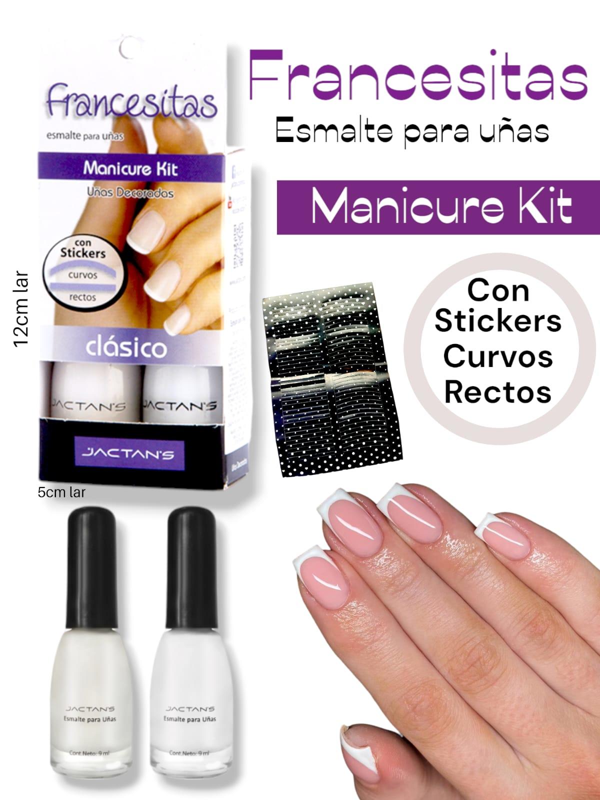 Kit esmaltera Manicura Francesitas Clasica