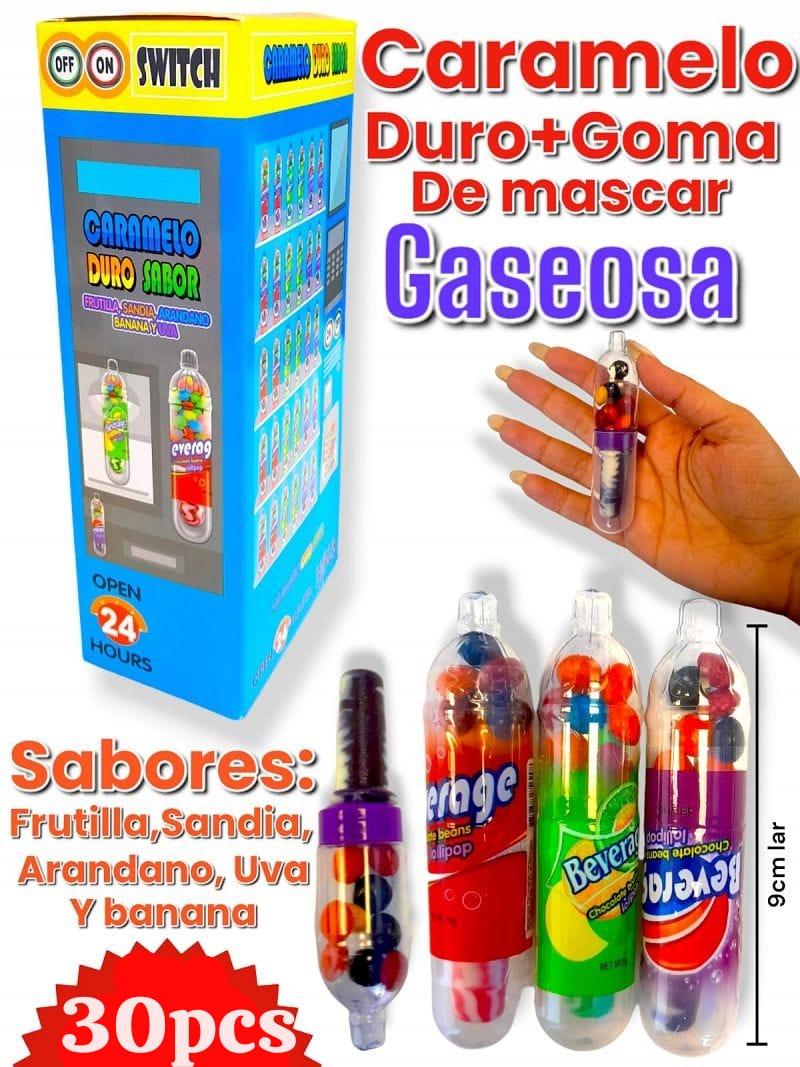 Caramelo Duro+ Goma de Mascar EXPENDEDORA de GASEOSA
