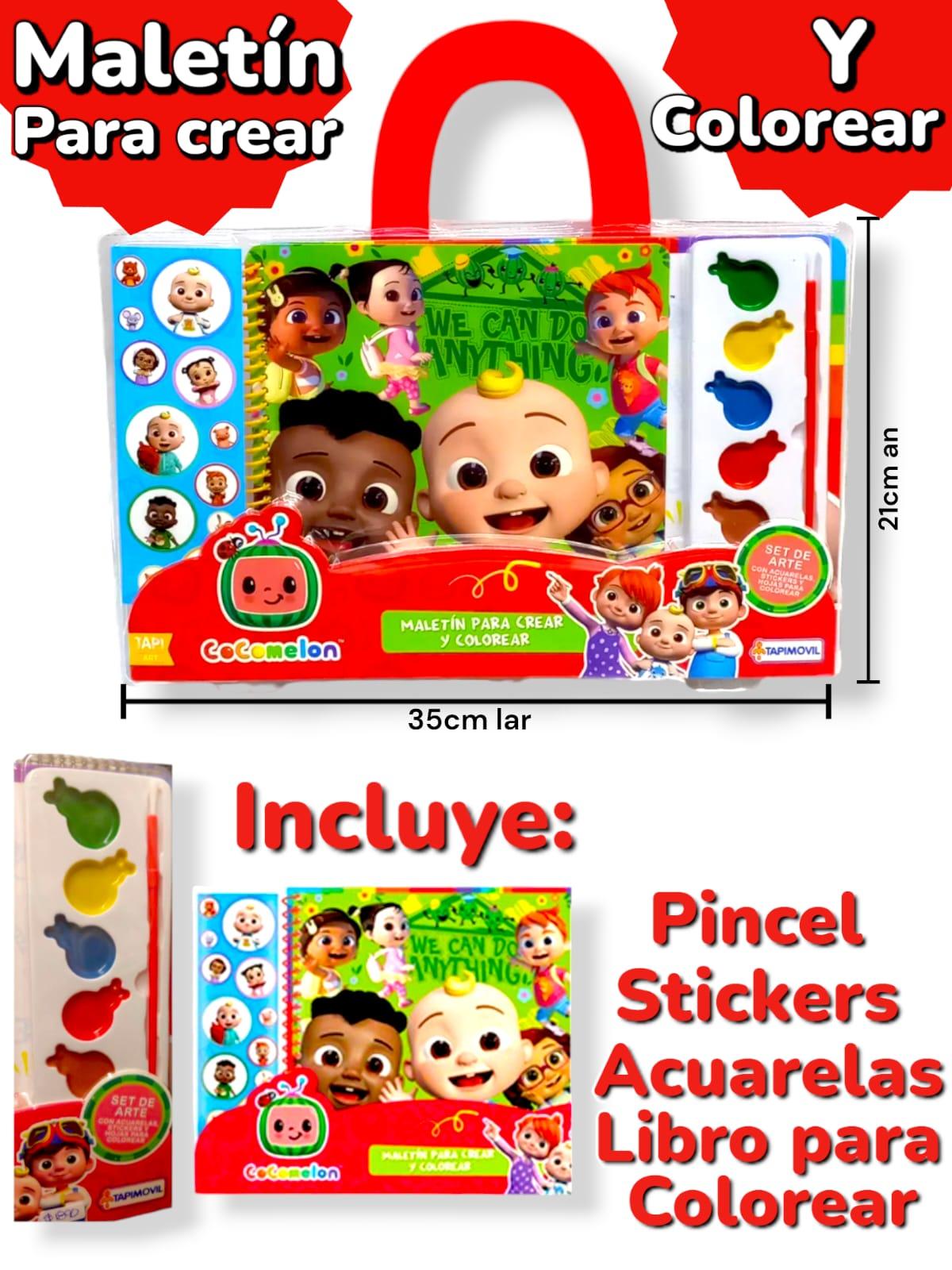 Maletin Para Crear Y Colorear Cocomelon
