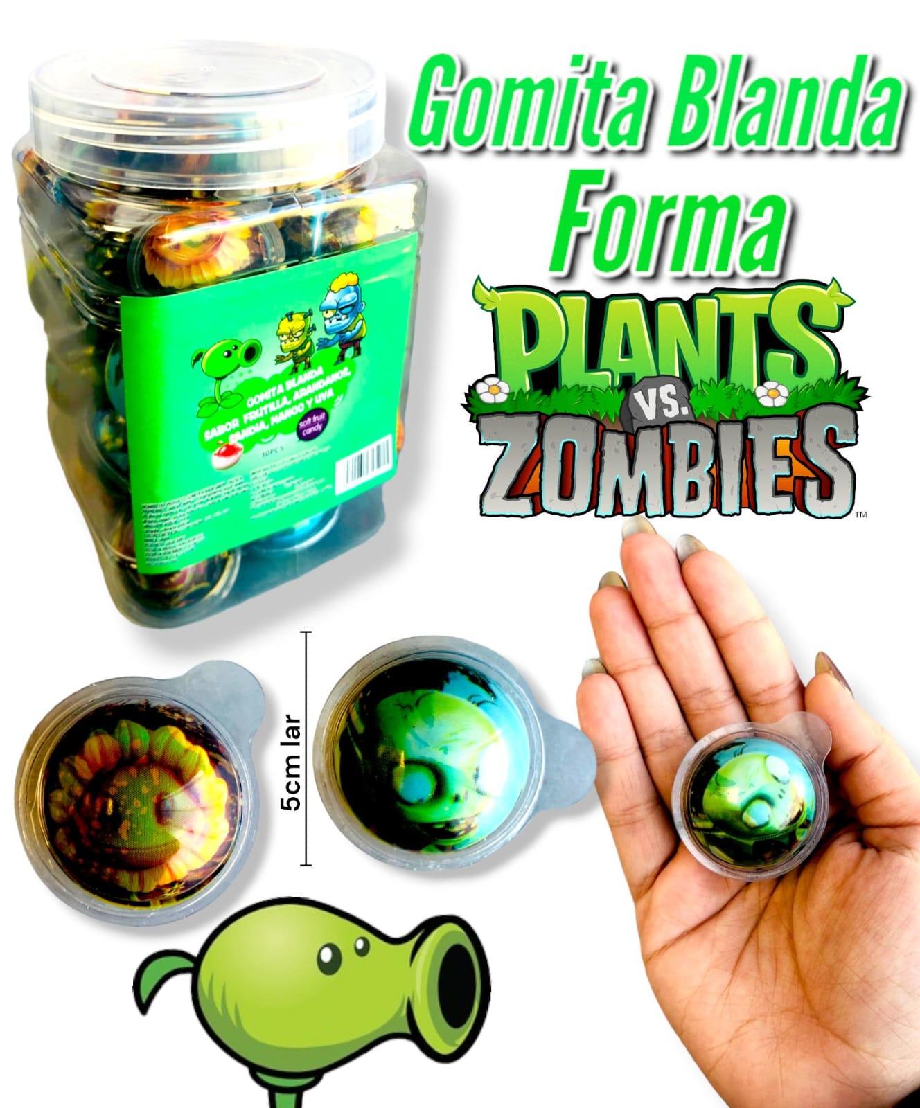 Caramelo Blando Forma PLANTAS VS ZOMBIES