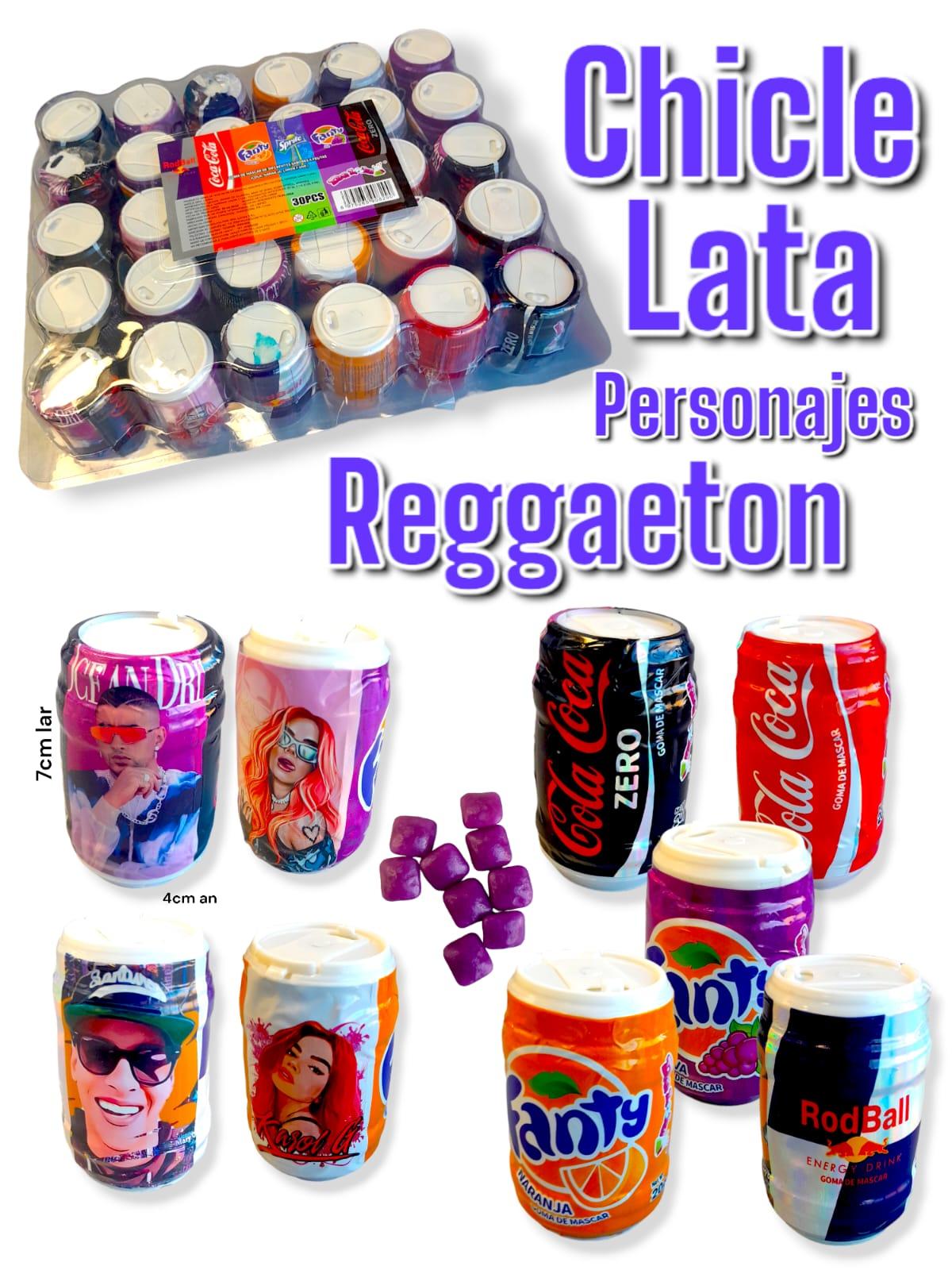 Chicle en Lata Personajes REGGAETON