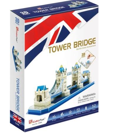 Cubic Fun Rompecabeza 3D Puente de la Torre 52 piezas - Londres BRIDGE TOWER