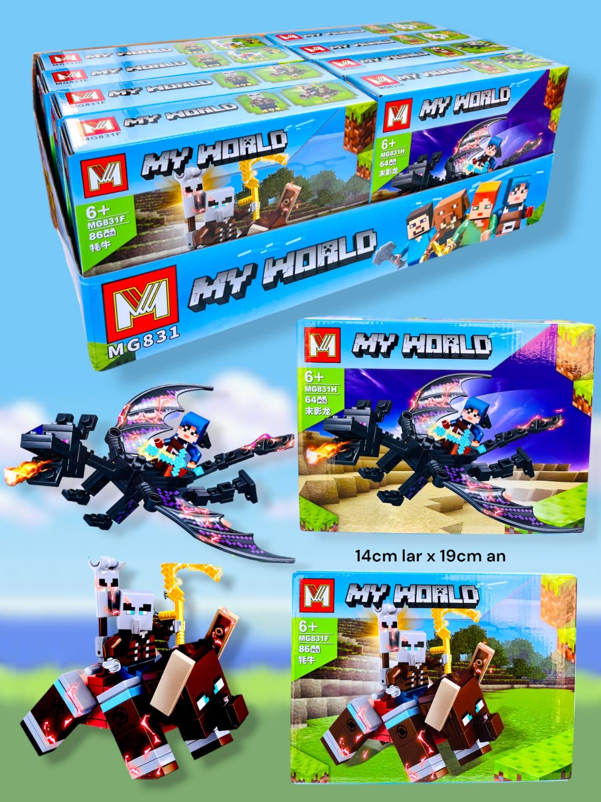 Bloques MY WORLD Minecraft Assemble tipo LEGO