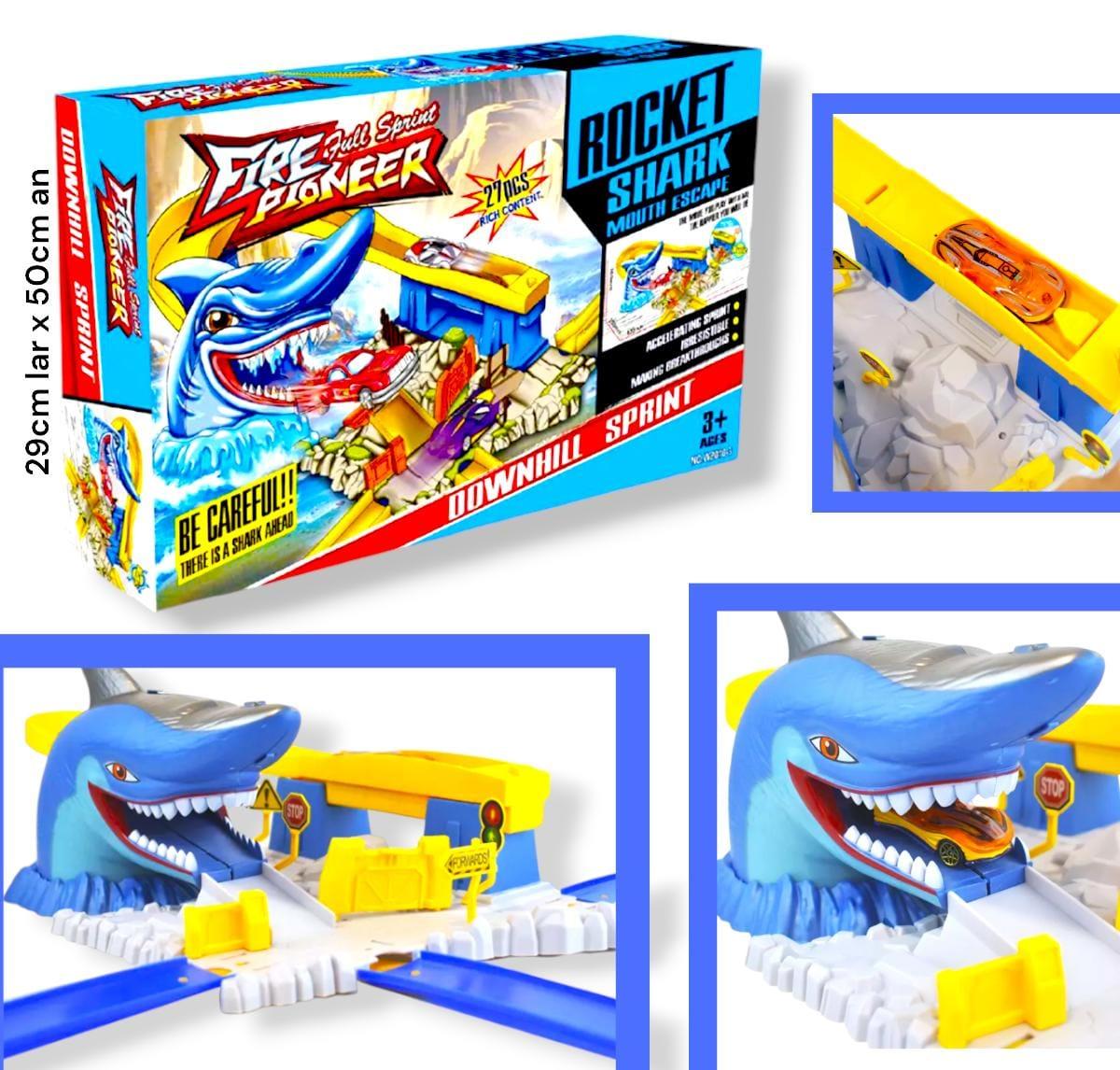 PISTA DE AUTOS TOYLAND CON LANZADOR TIBURON