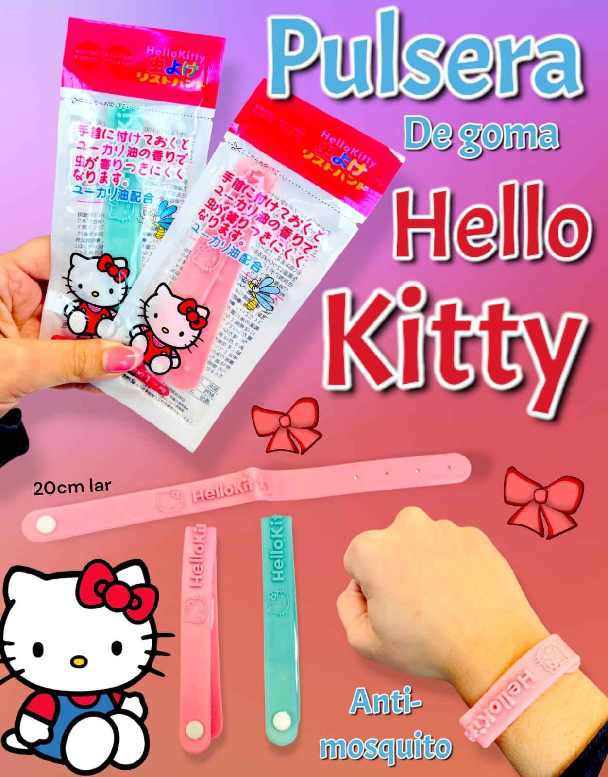 Pulsera de Goma Anti Mosquito HELLO KITTY