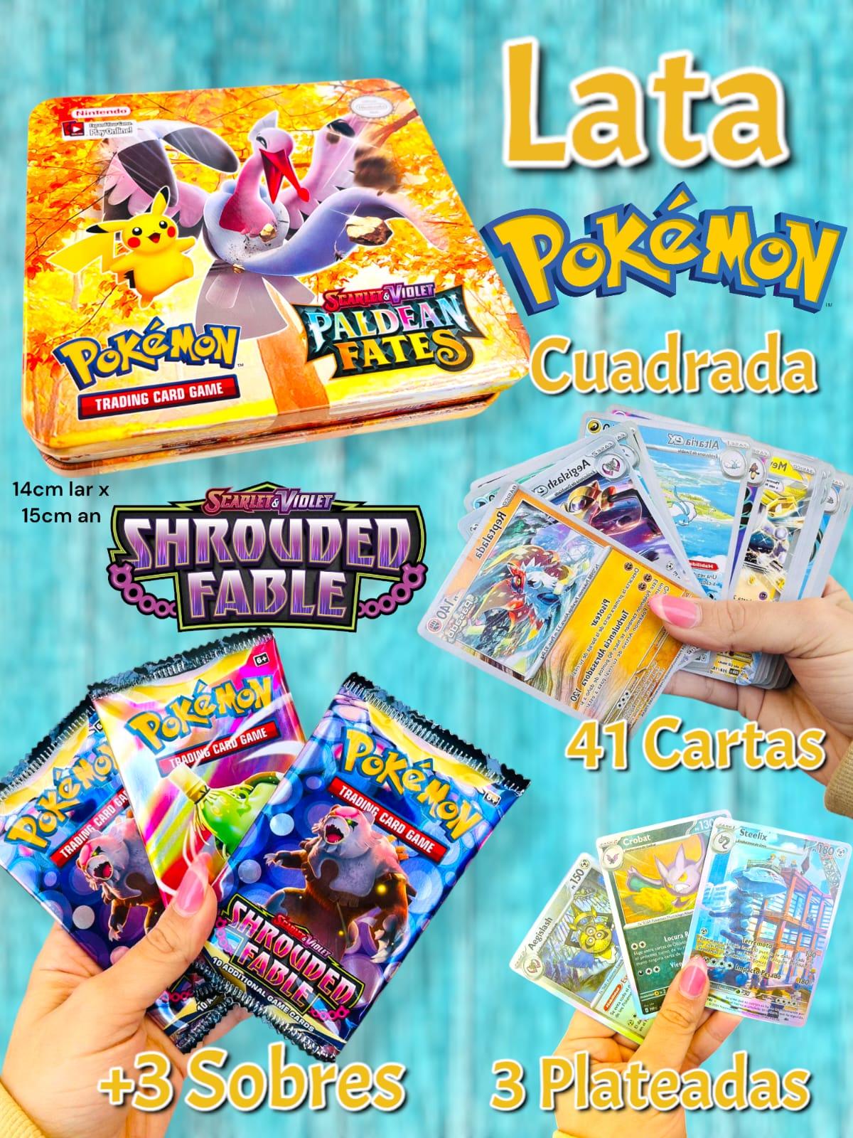 Lata Pokémon Cuadrada SHROUDED 