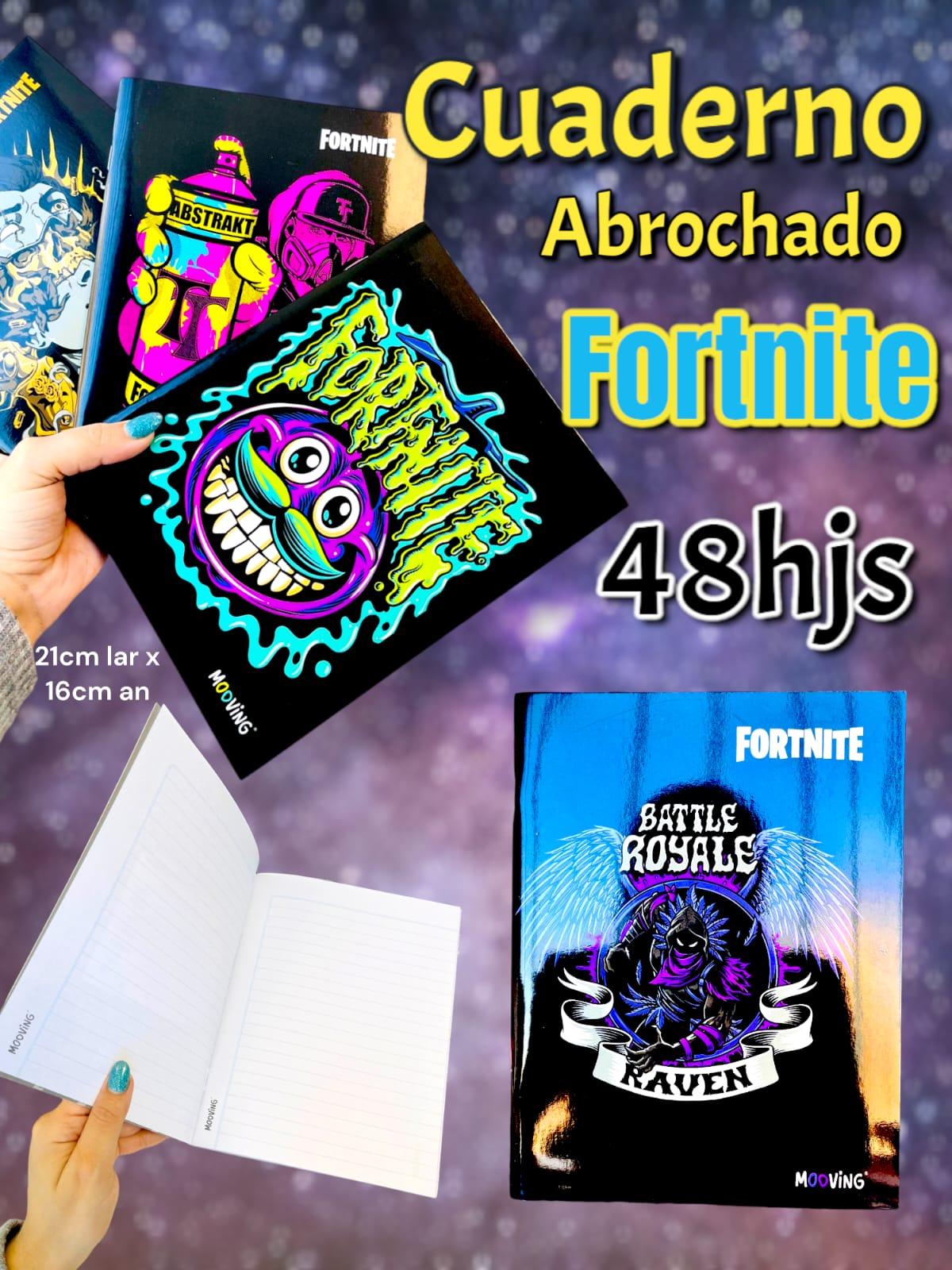 CUADERNO ABROCHADO FORTNITE
