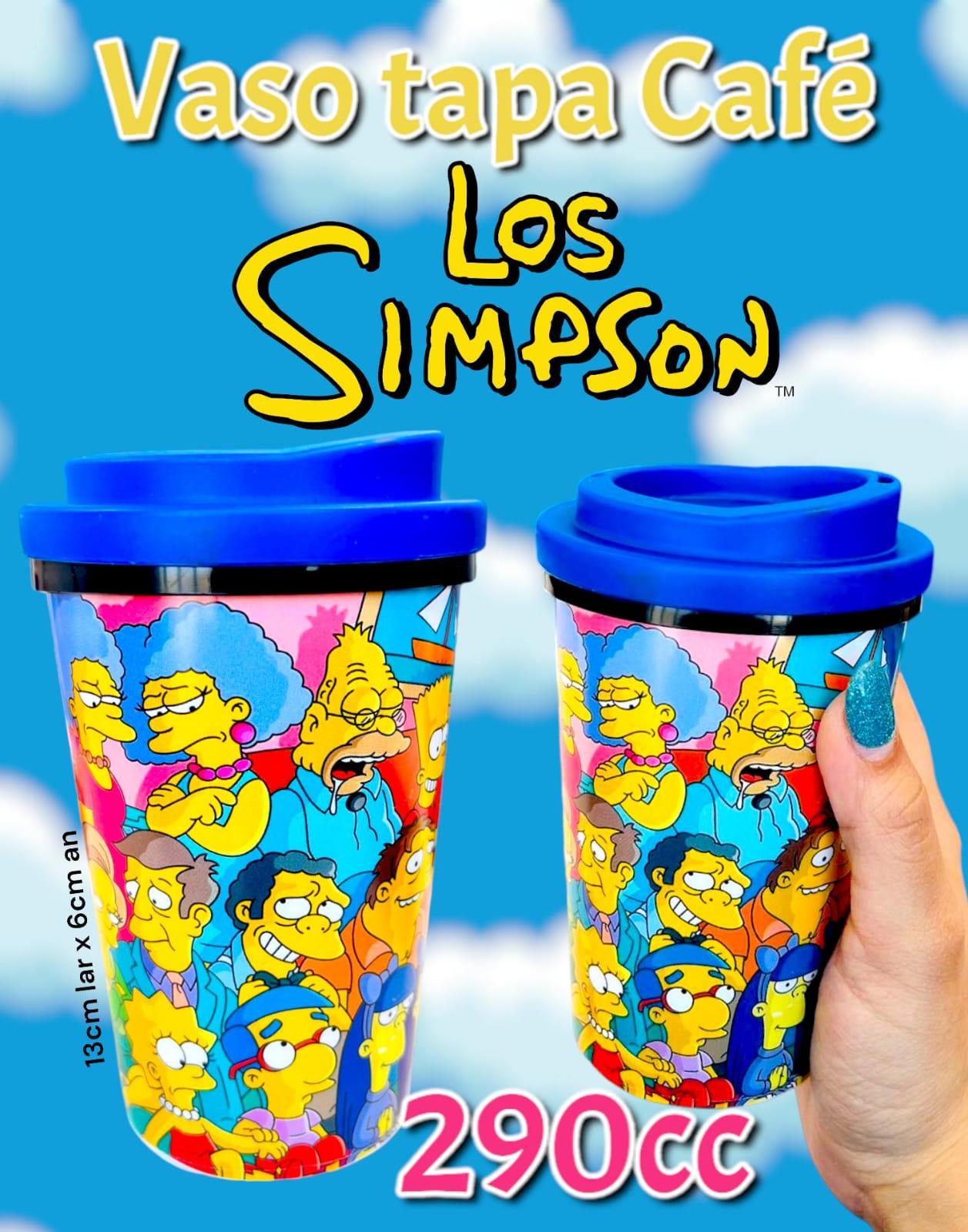 Vaso Tapa Cafe LOS SIMPSON 290cc