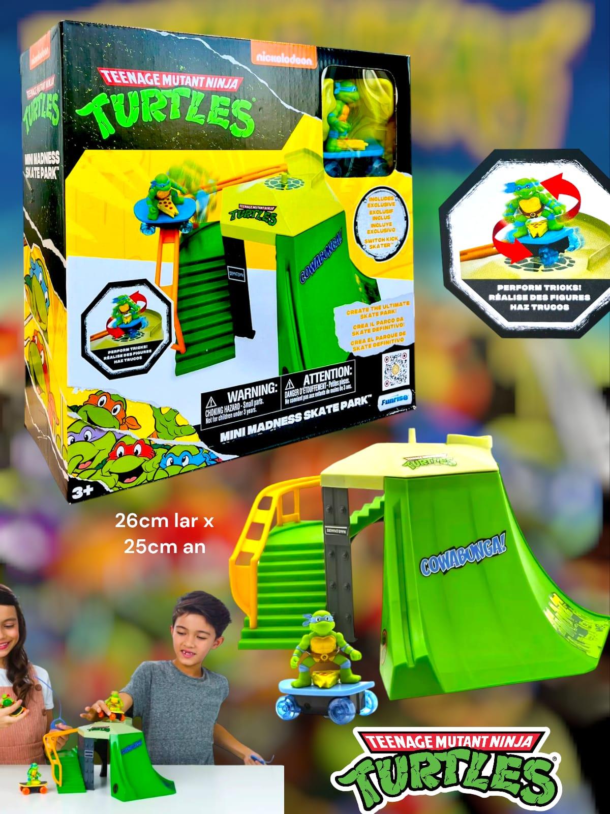 Tortugas Ninja Juego Mini Parque de Skate