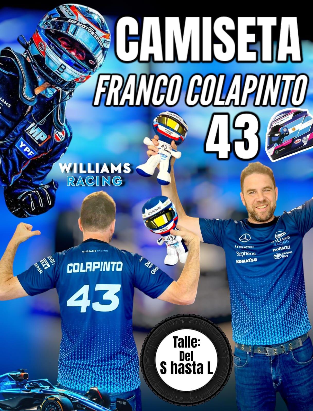 Camiseta Franco Colapinto 43 