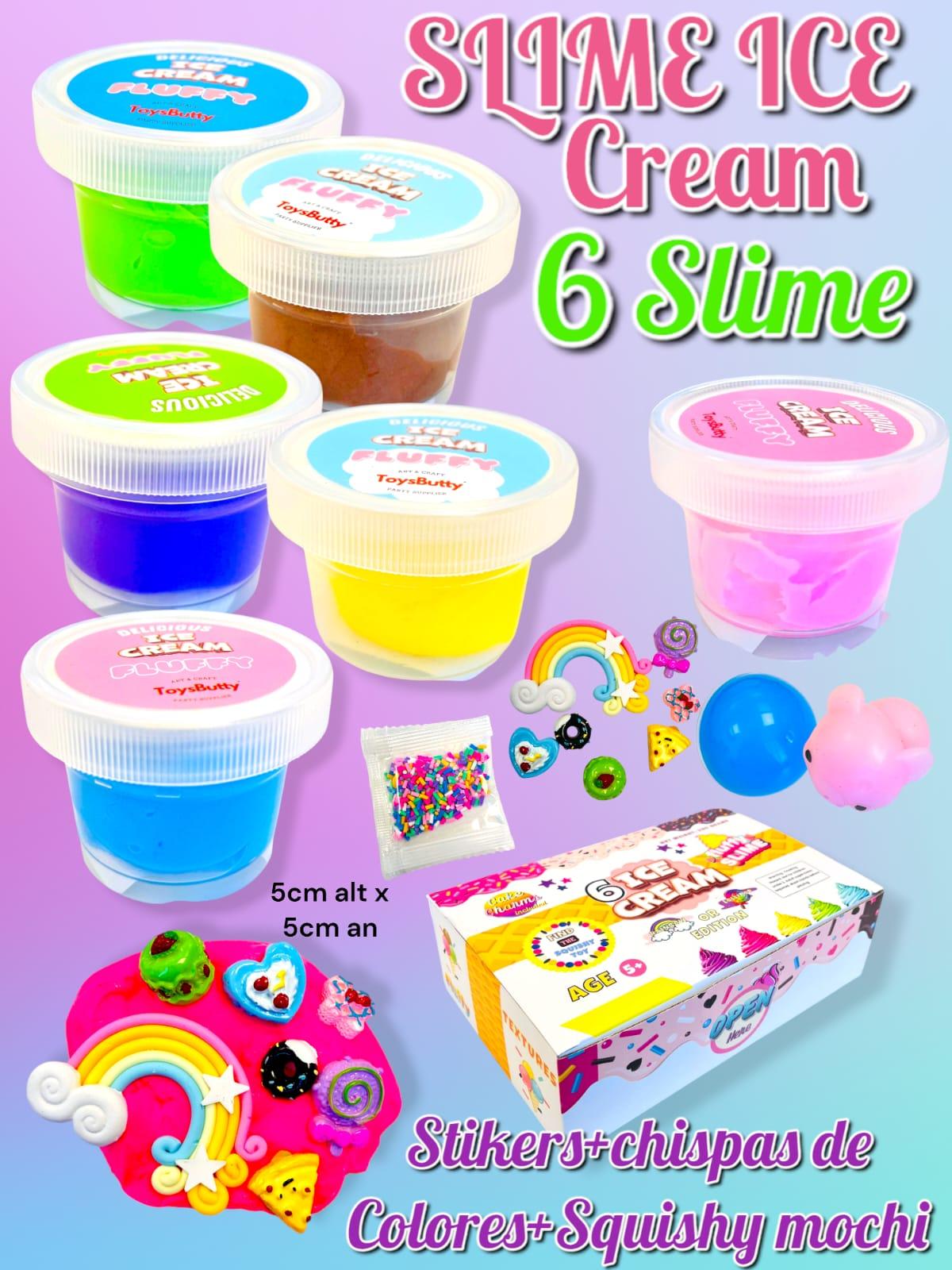Set 6 Slime Ice Cream
