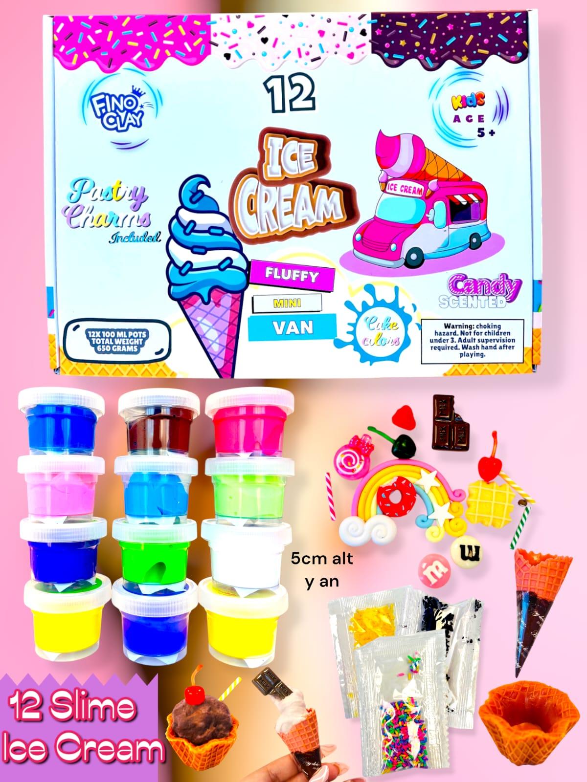 Set 12 Slime Ice Cream