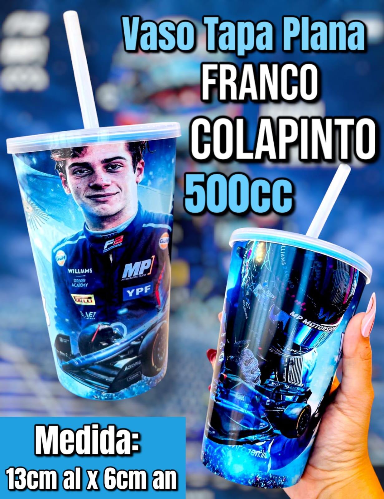 Vaso Tapa Plana con Sorbete Con Sorbete Franco Colapinto 500cc