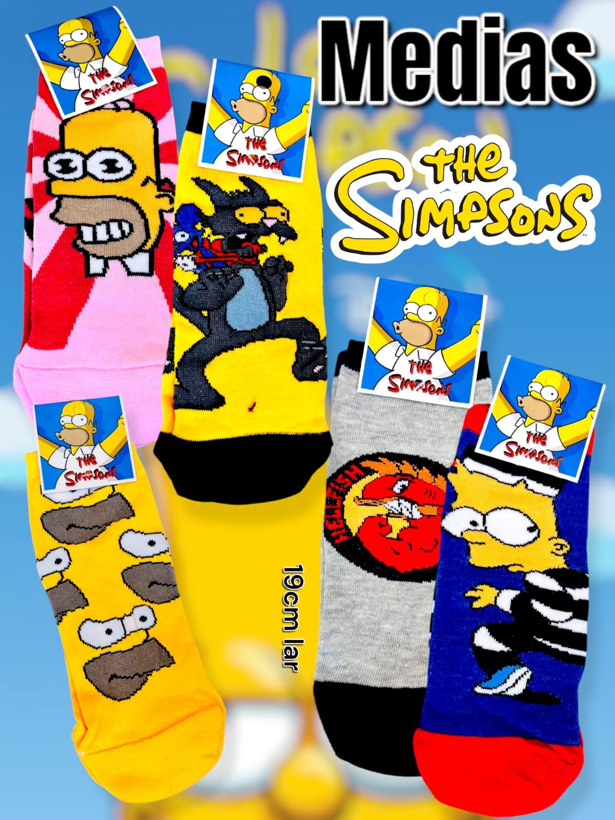 Set de 12 Pares de Medias Los Simpsons 