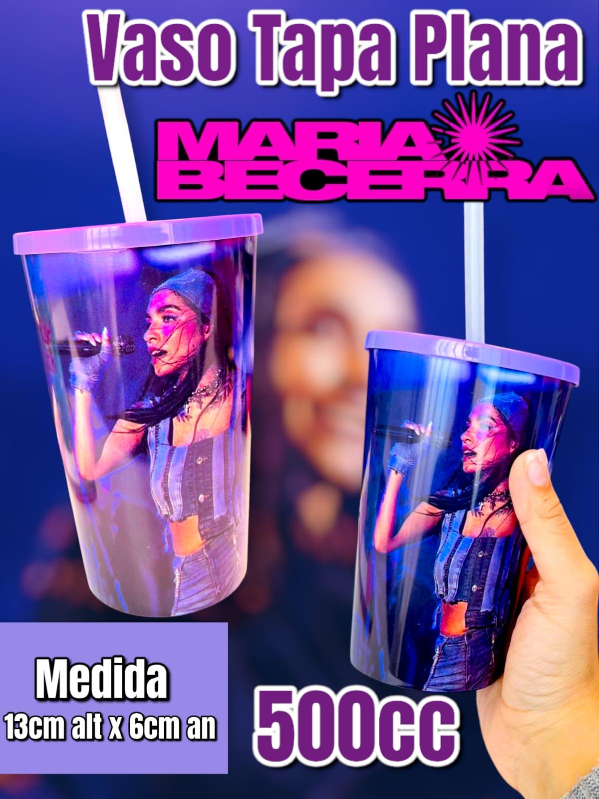 Vaso Tapa Plana con Sorbete con Sorbete Maria Becerra 500cc