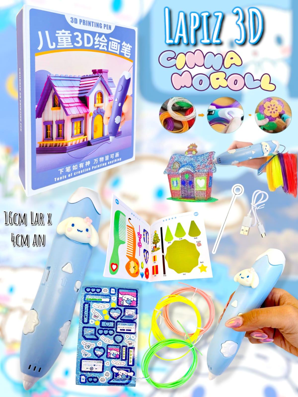 Lapiz 3D Cinnamoroll