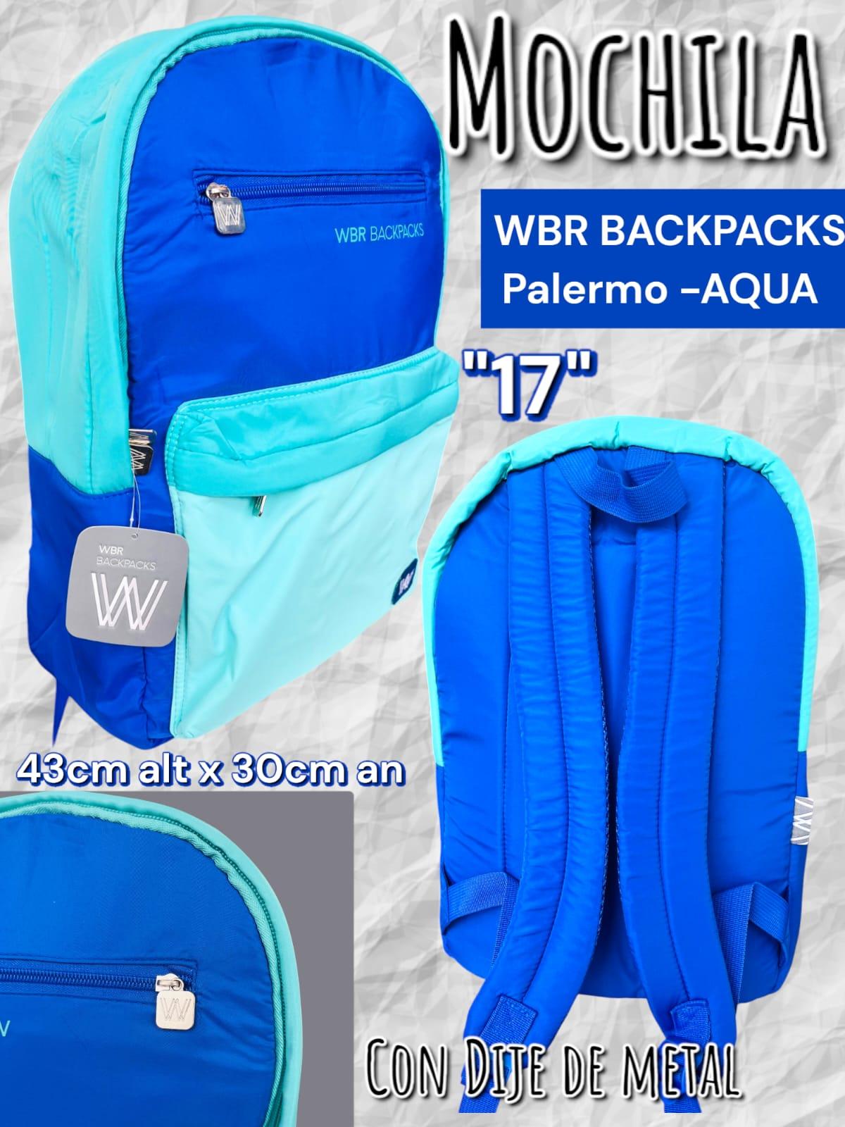 Mochila WBR Backpacks Palermo AQUA 