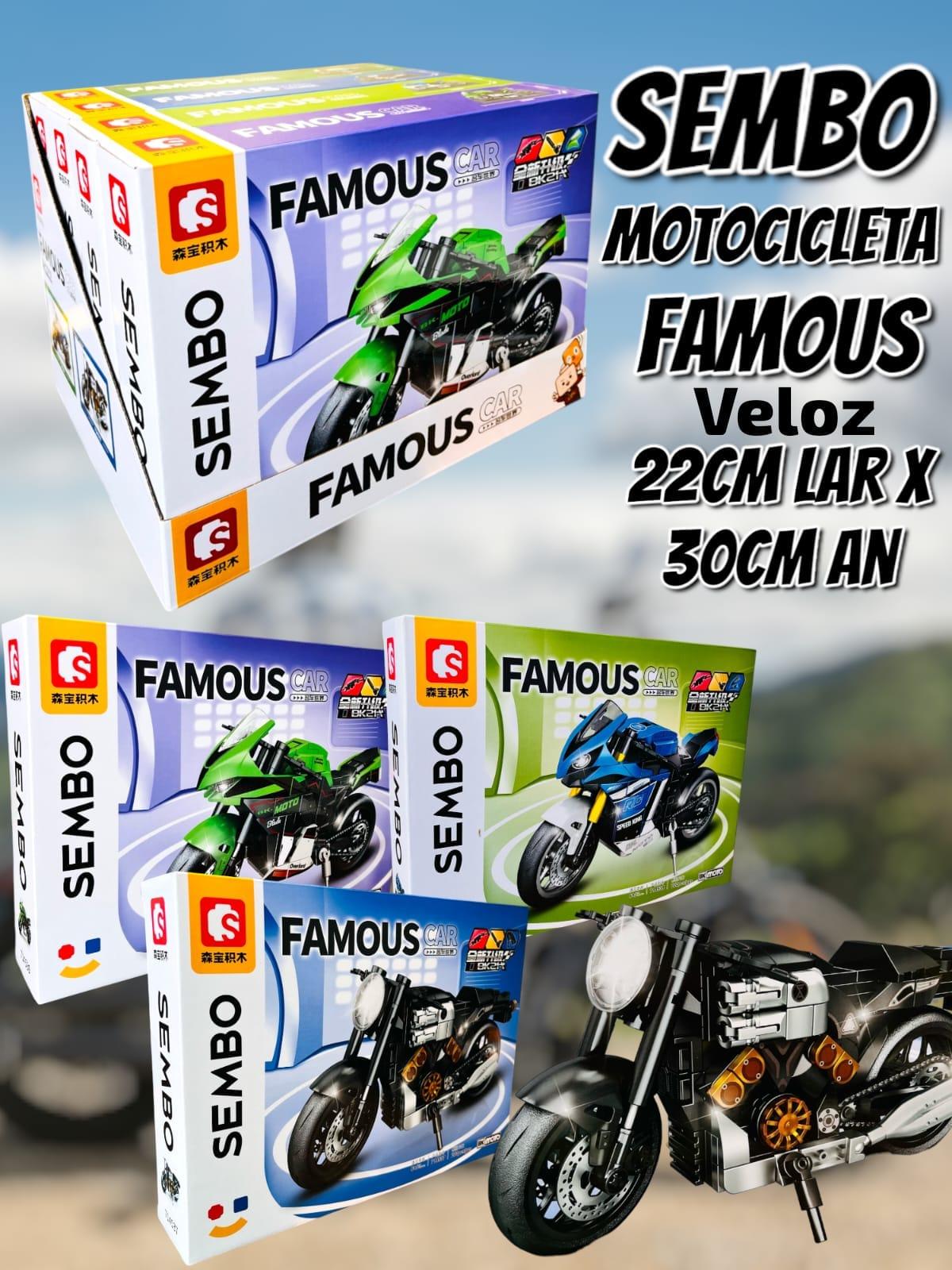 Sembo Motocicleta Famous Car Velos Para Armar