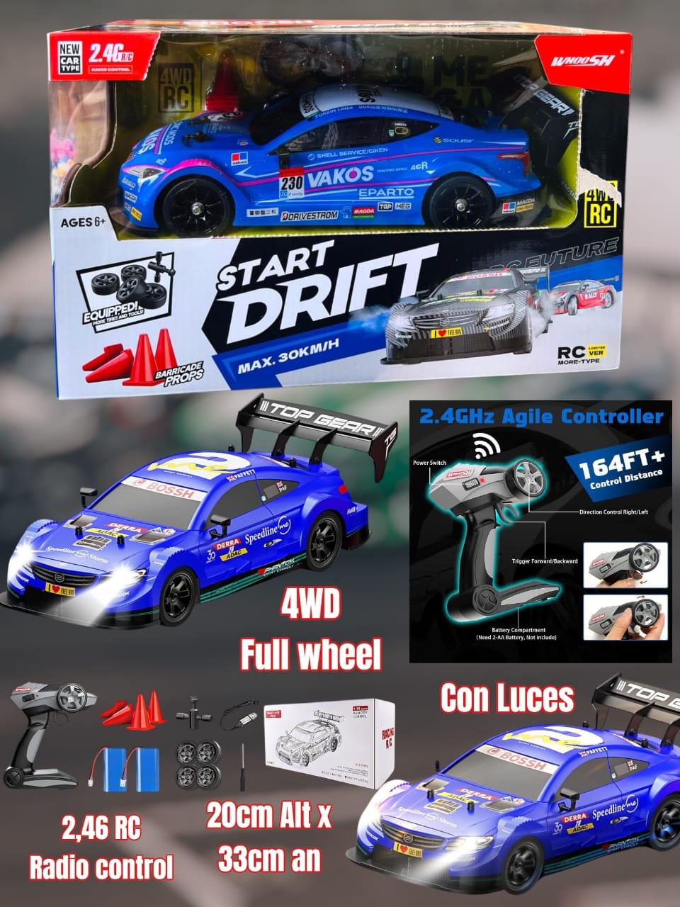 Auto Rc Start Drift con Accesorios en Caja