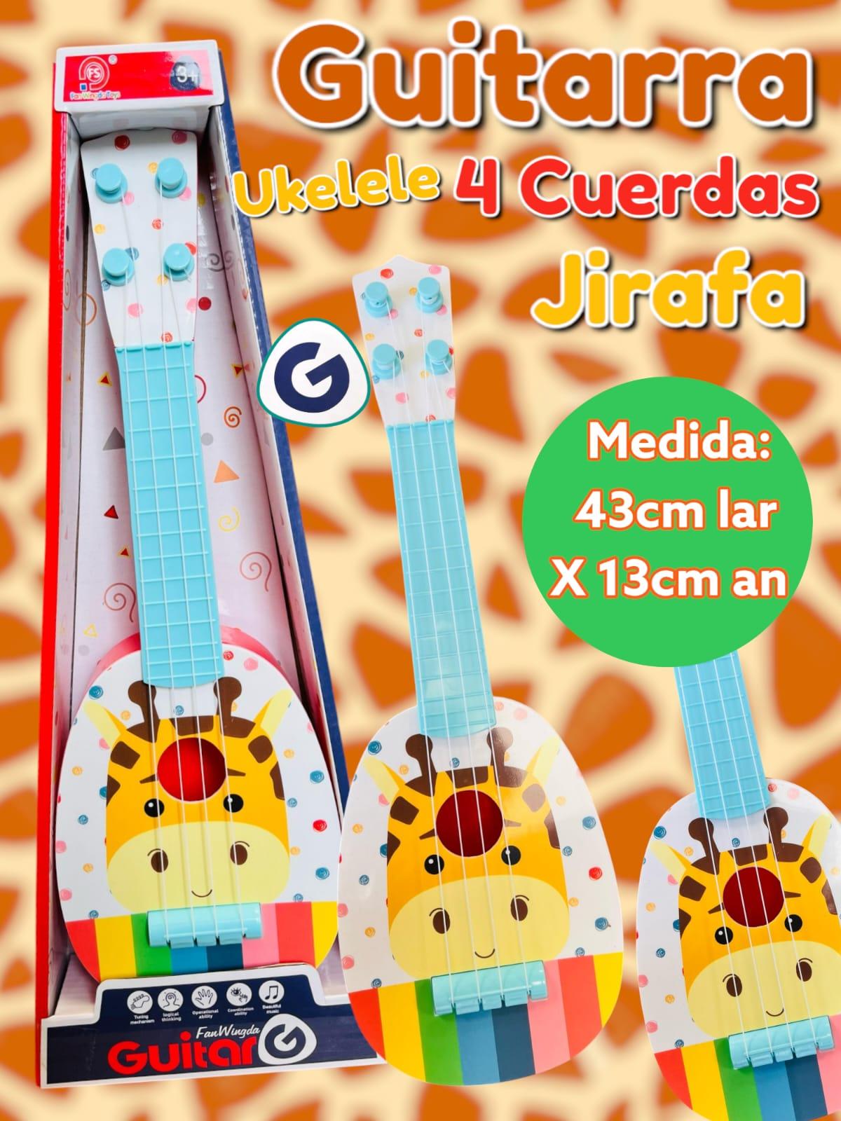 Guitarra Ukelele 4 Cuerdas Jirafa