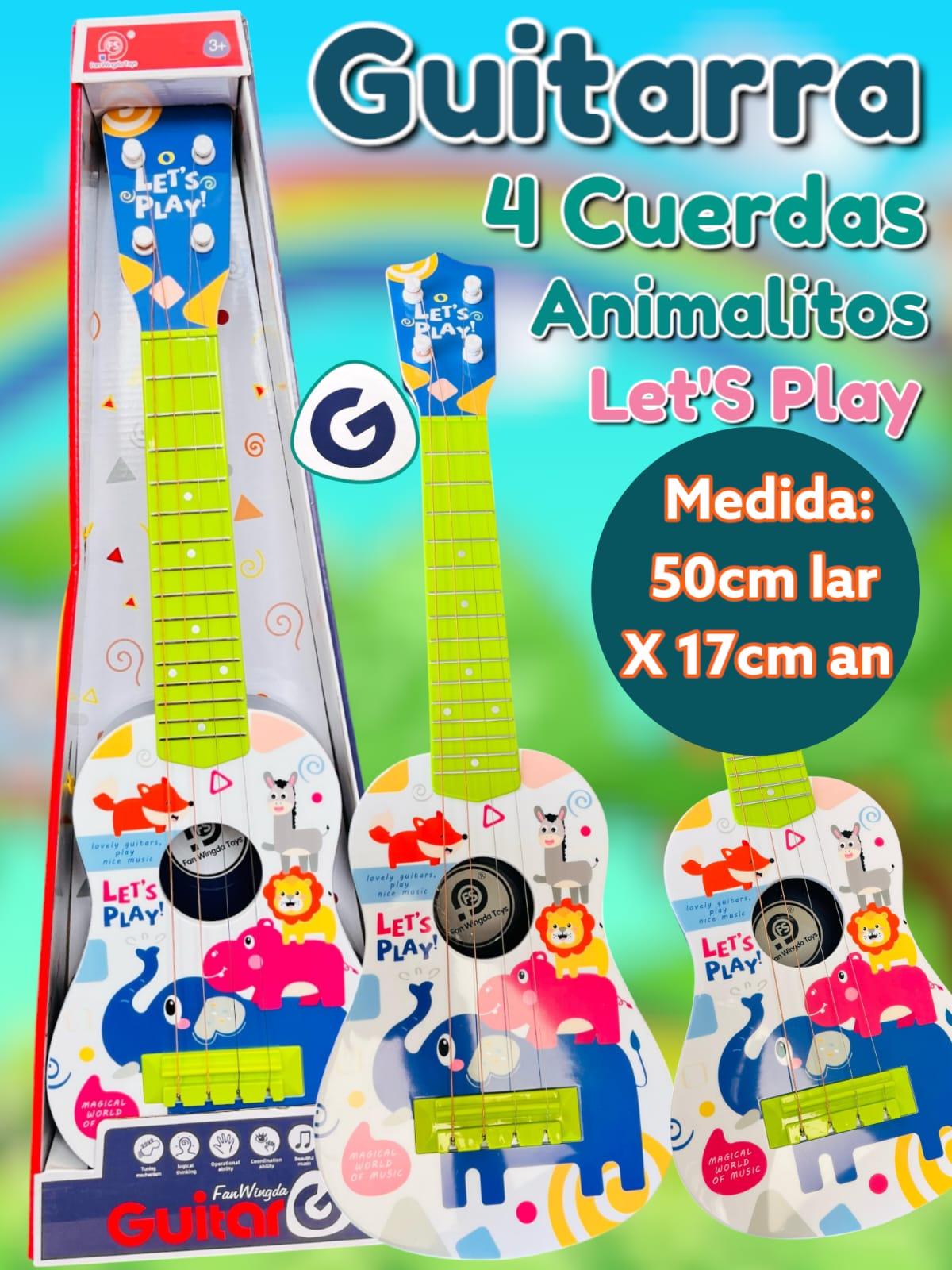 Guitarra 4 Cuerdas Animalitos Let's Play