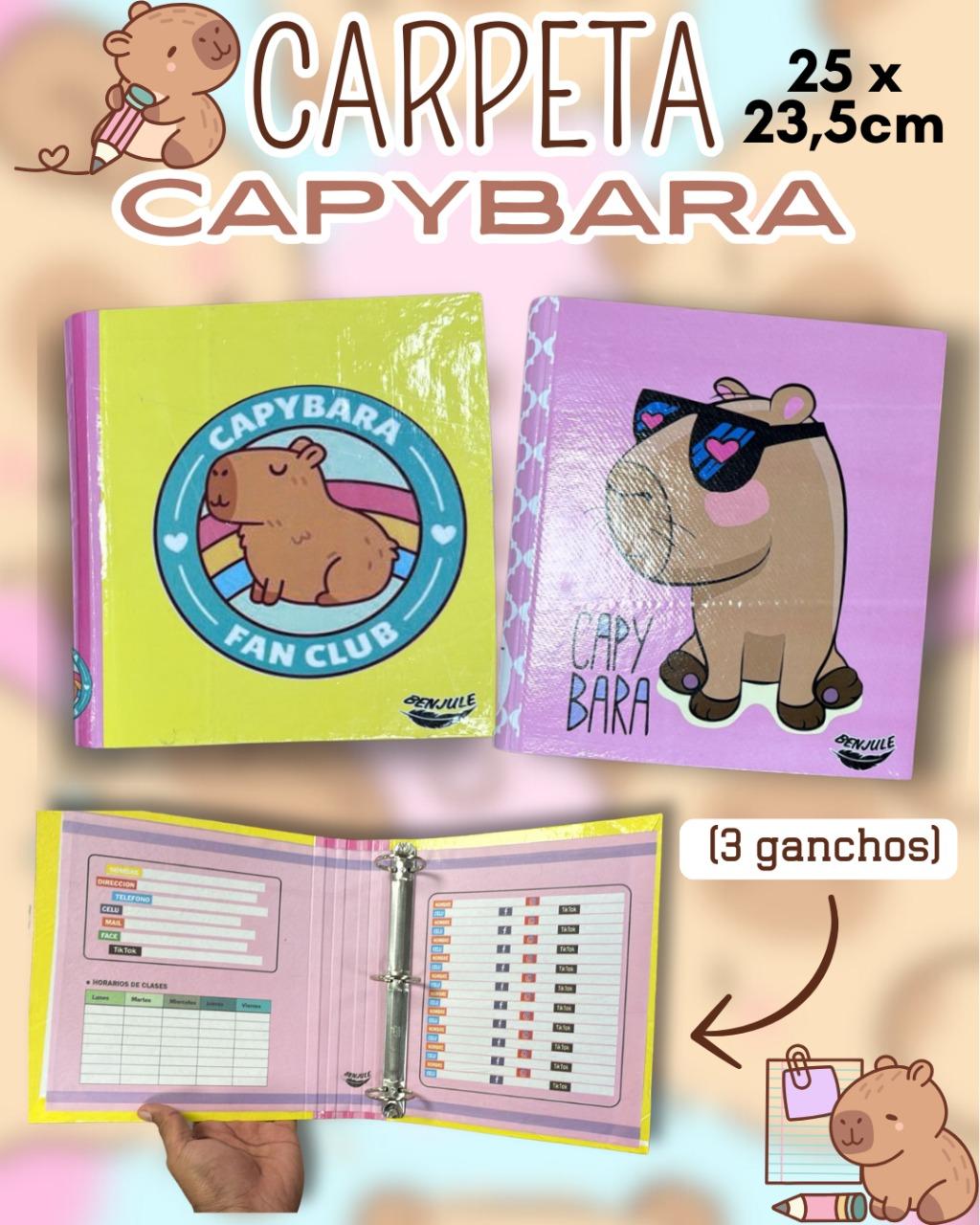 Carpeta 3x40 CAPYBARA