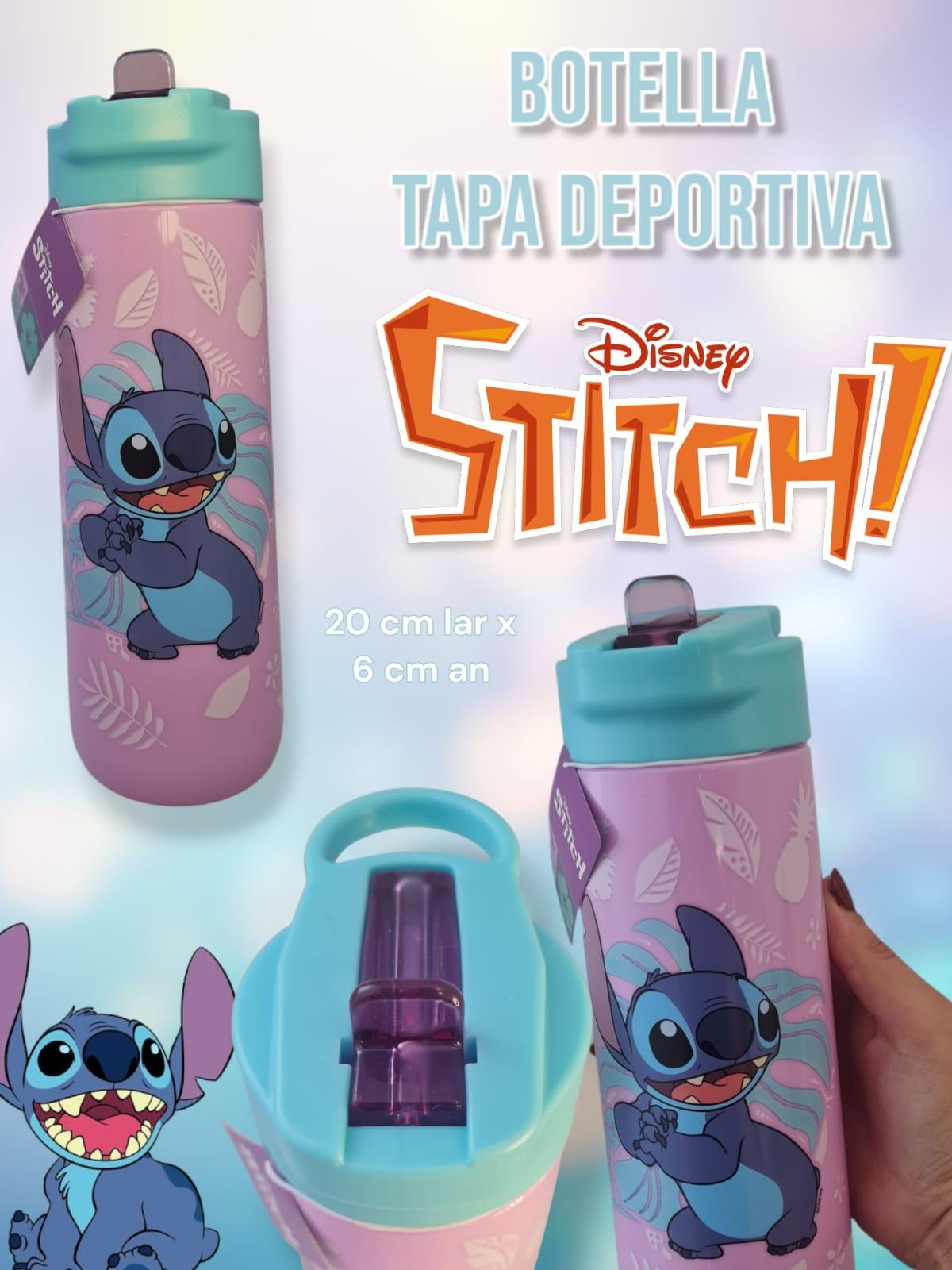 Botella Tapa Deportiva STITCH