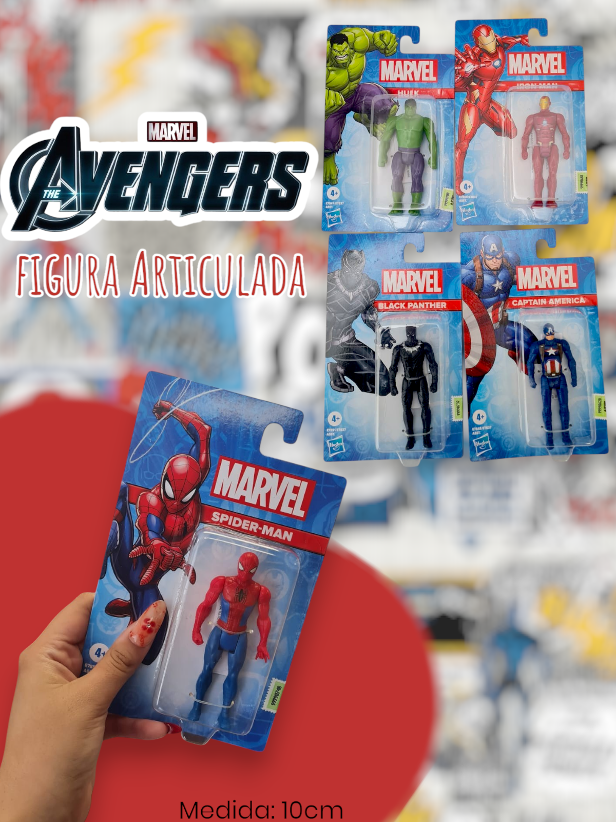 Hasbro Marvel Avengers - Figura 10cm Articulado - hero Surtido