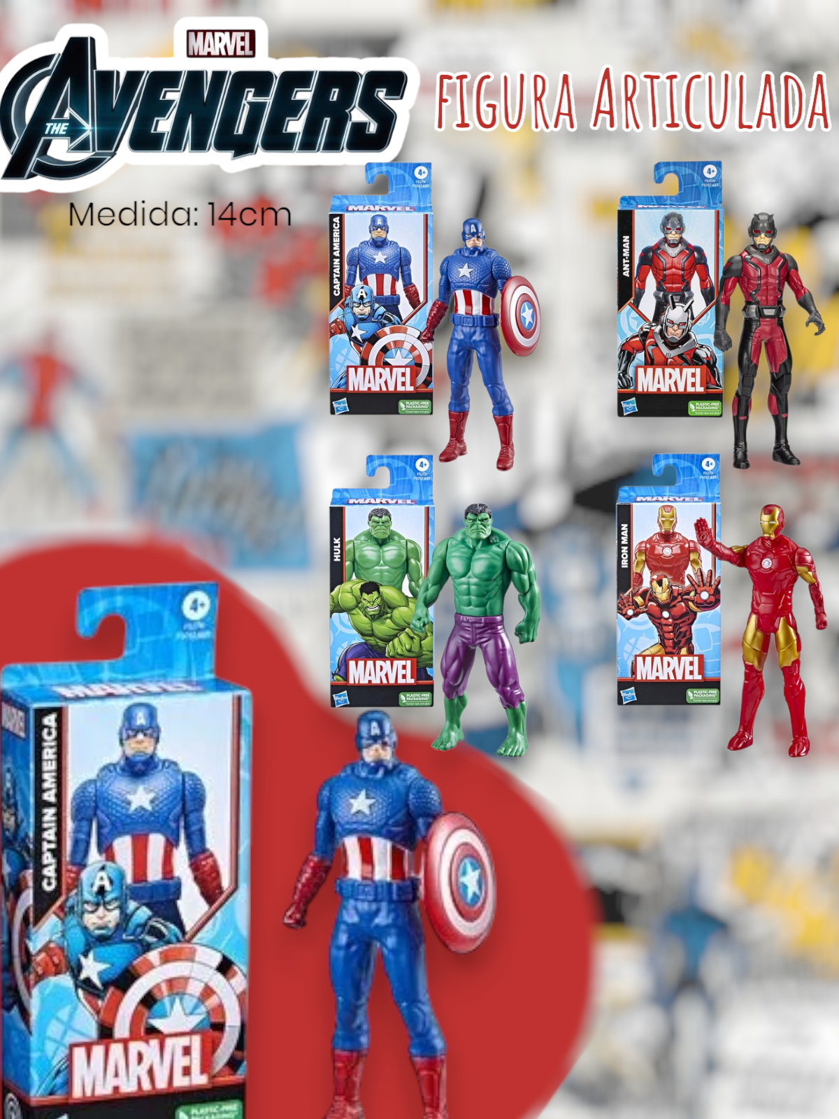 Hasbro Marvel Avengers - Figura 14cm Articulado - hero Surtido