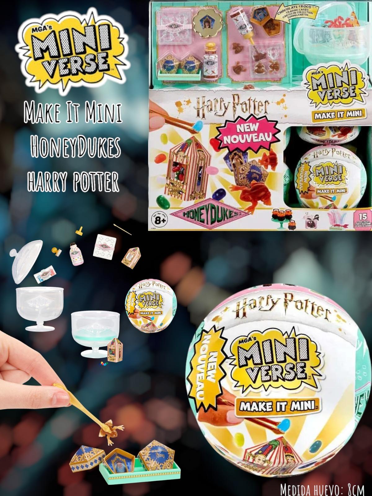 MGA's Mini Verse Make It Mini HoneyDukes Harry Potter 08cm Con Exhibidor