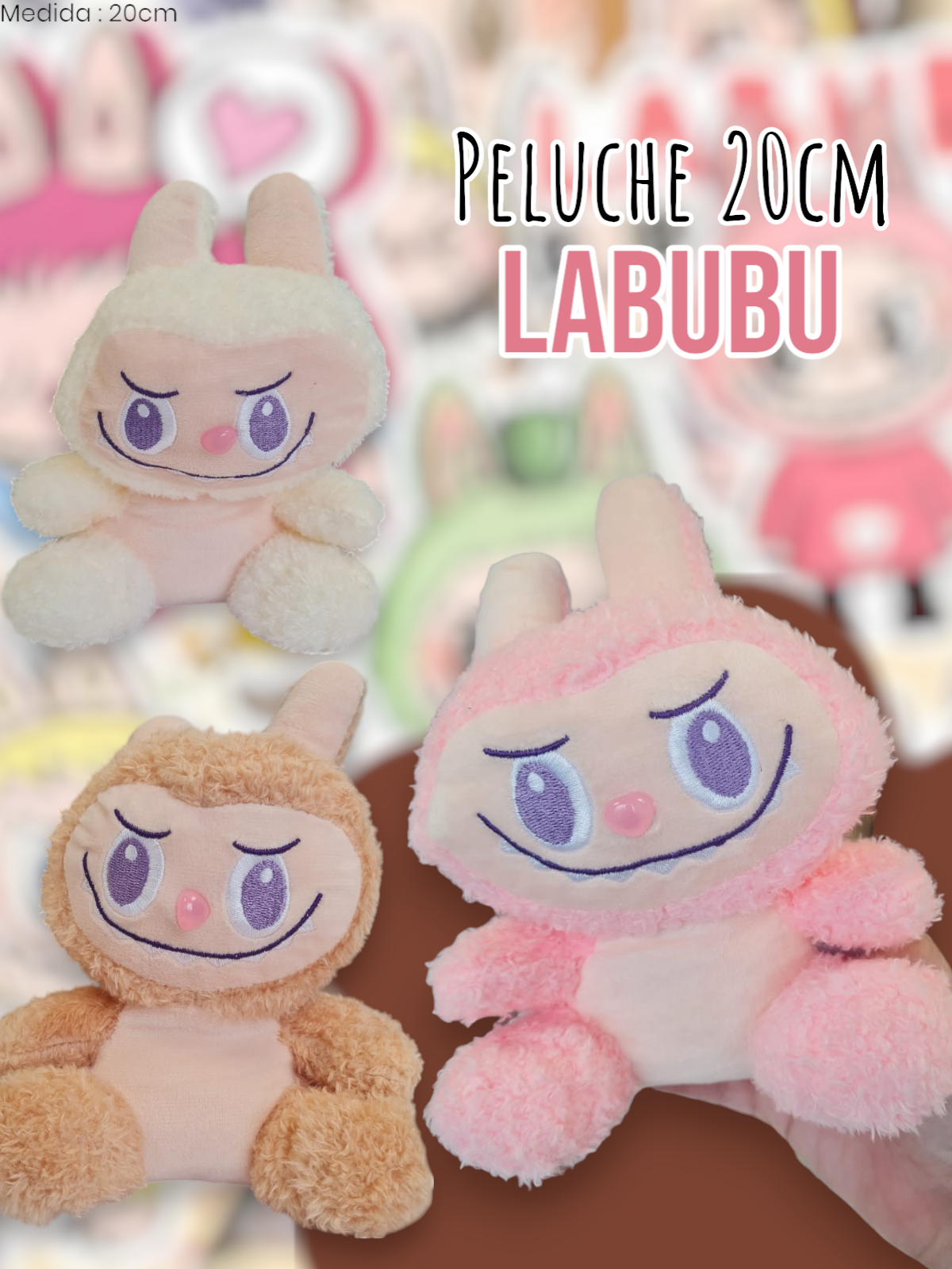 Peluche Labubu 20cm 